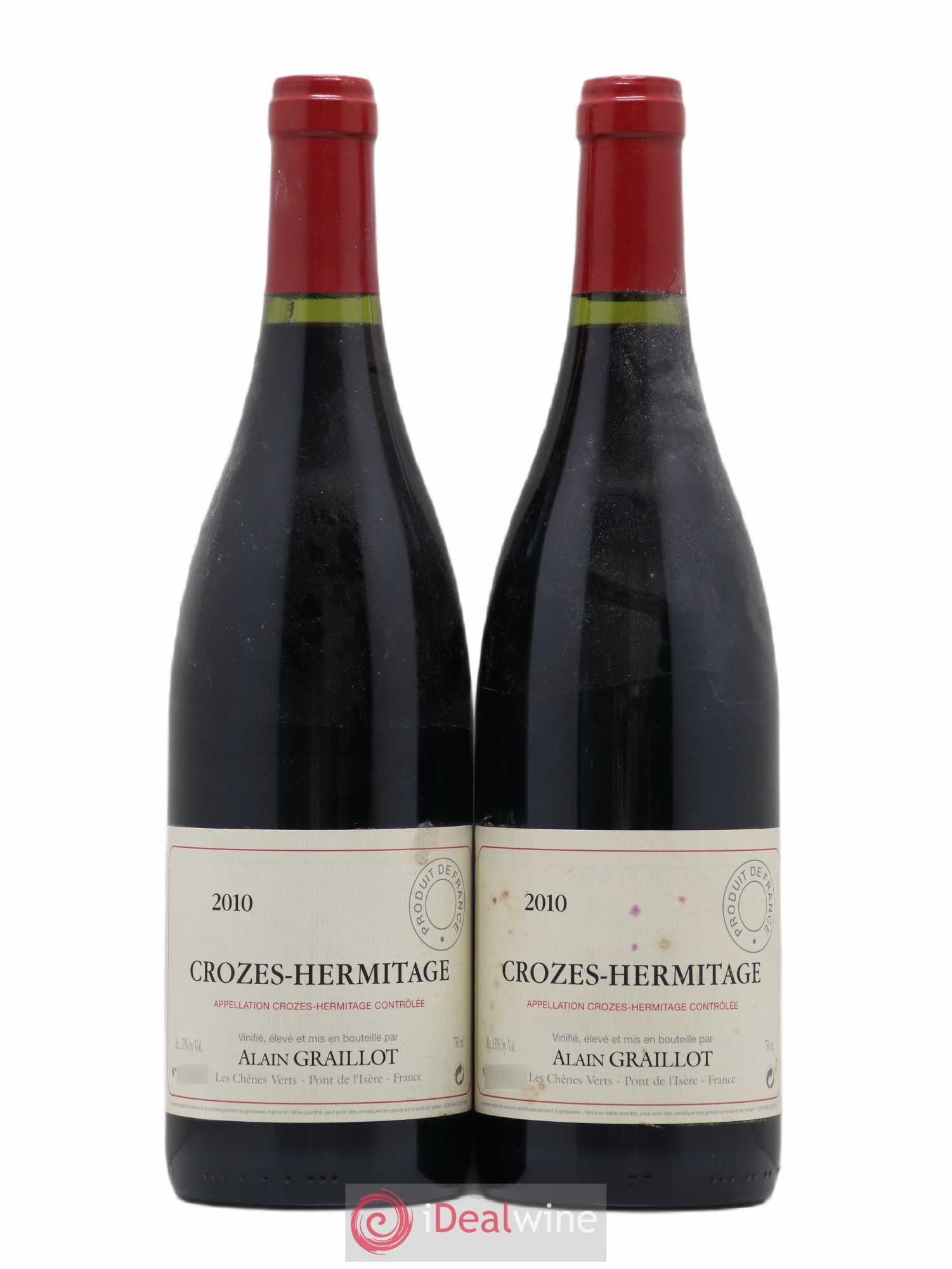 Crozes-Hermitage Domaine Graillot 2010 - Lot de 2 bouteilles - 0