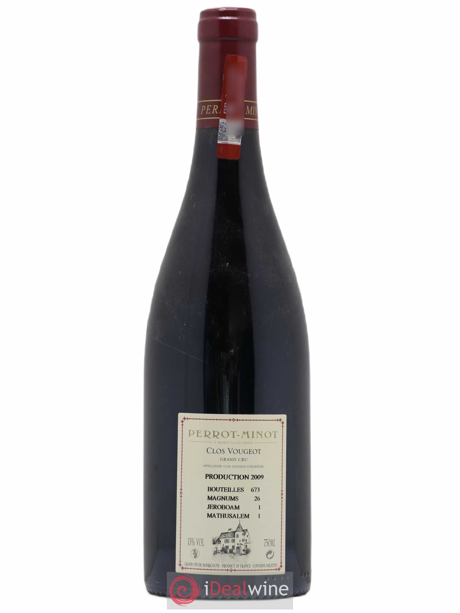 Clos de Vougeot Grand Cru Vieilles Vignes Perrot Minot 2009 - Posten von 1 Flasche - 1