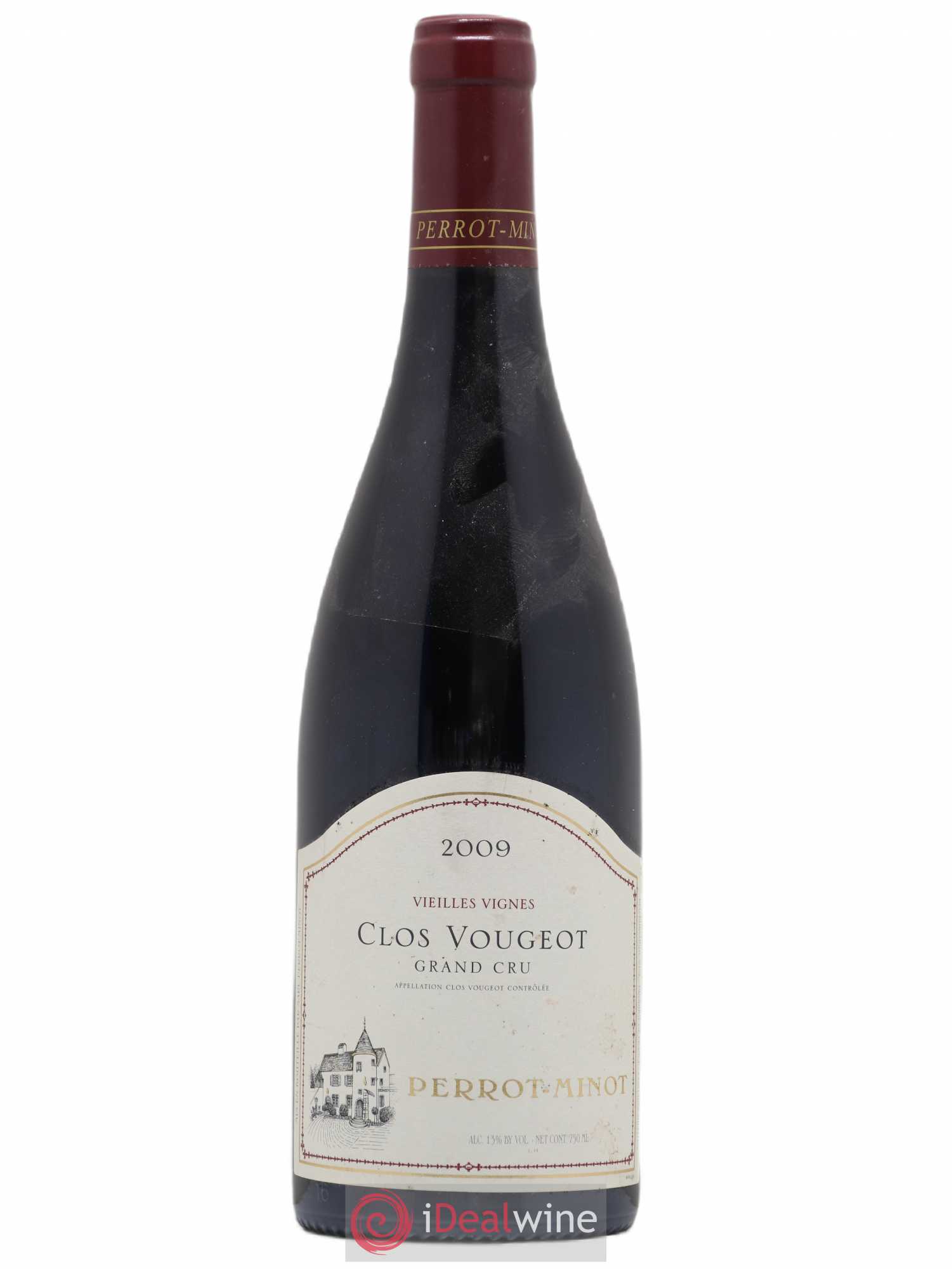Clos de Vougeot Grand Cru Vieilles Vignes Perrot Minot 2009 - Posten von 1 Flasche - 0