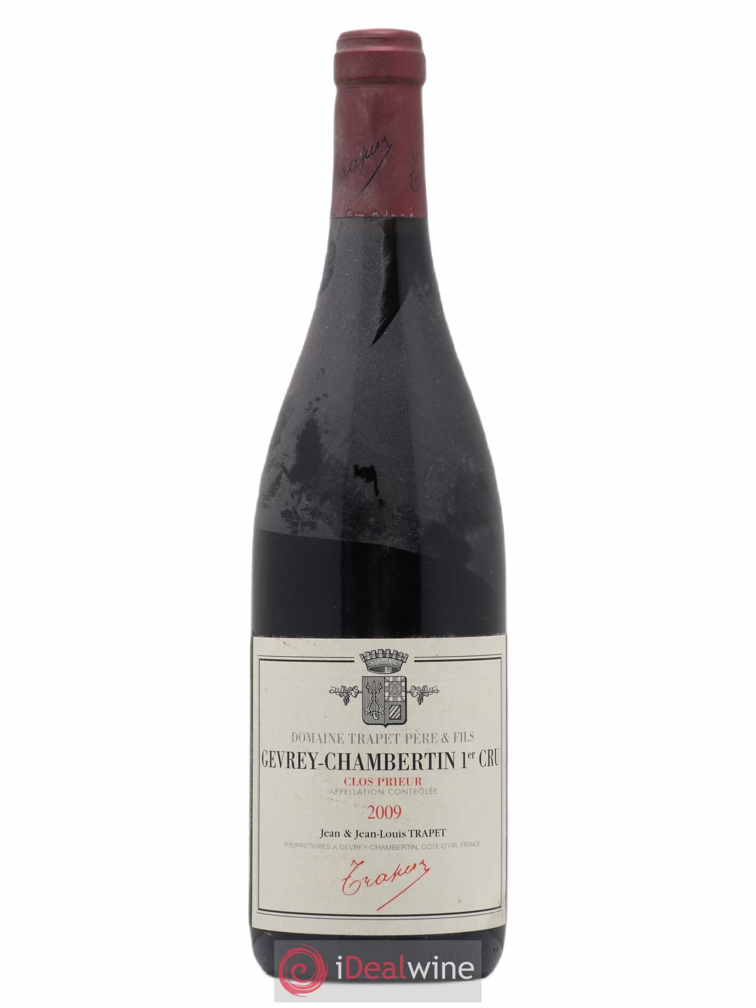 Gevrey-Chambertin 1er Cru Clos Prieur Domaine Trapet 2009 - Lot de 1 bouteille - 0