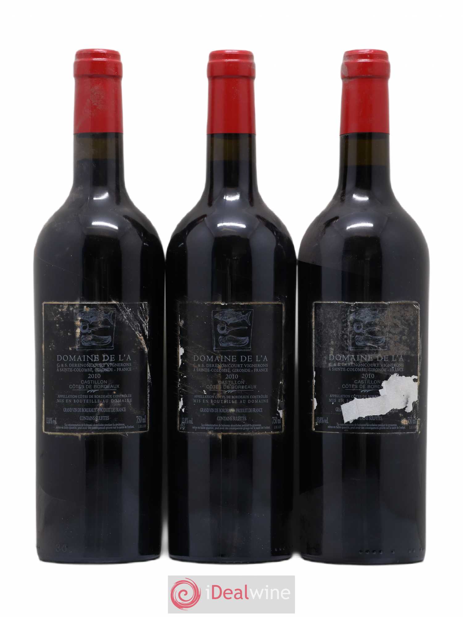 Domaine de l'A 2010 - Lot de 3 bouteilles - 1