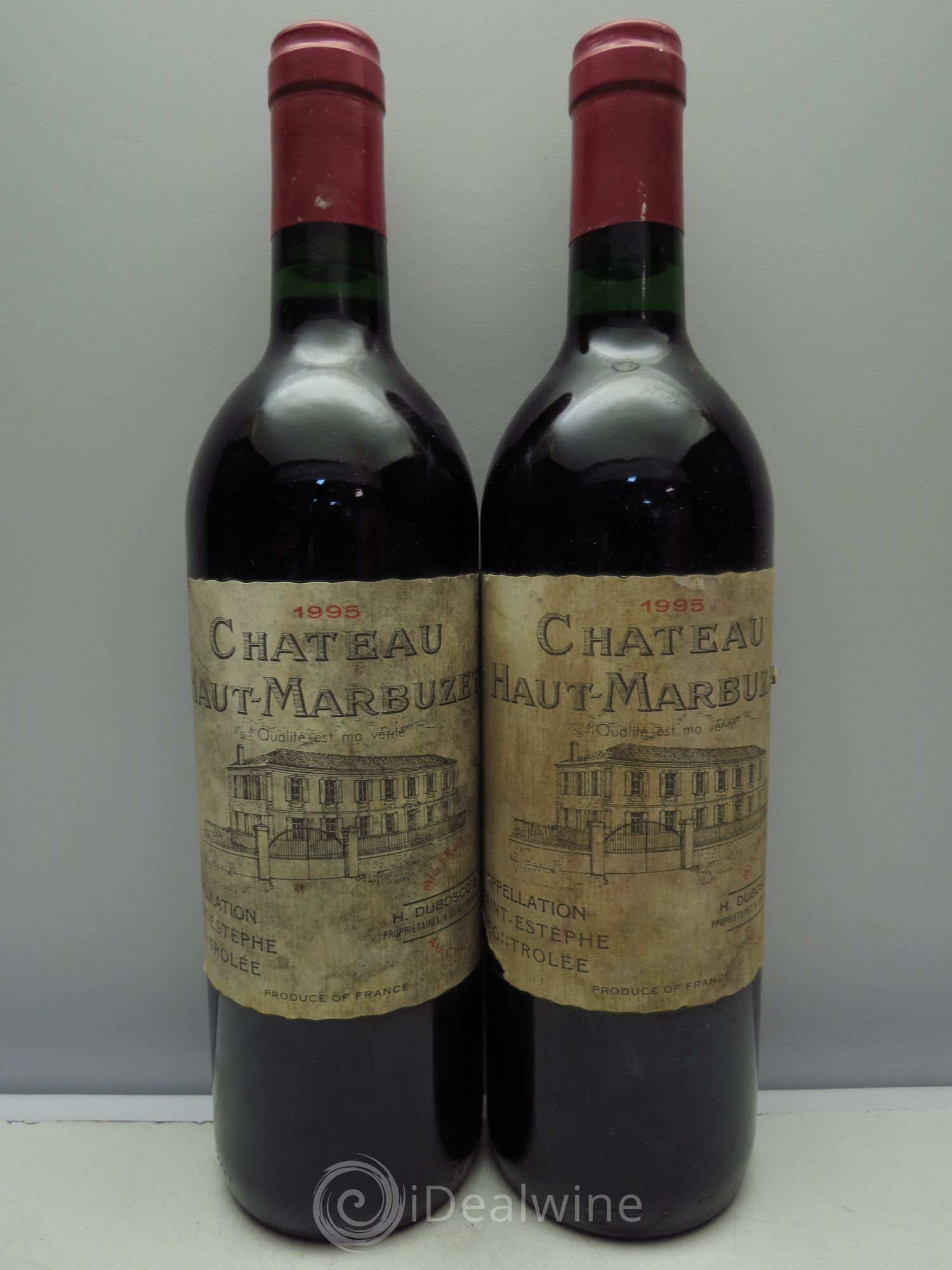 Château Haut Marbuzet 1995 - Lot de 2 bouteilles - 0