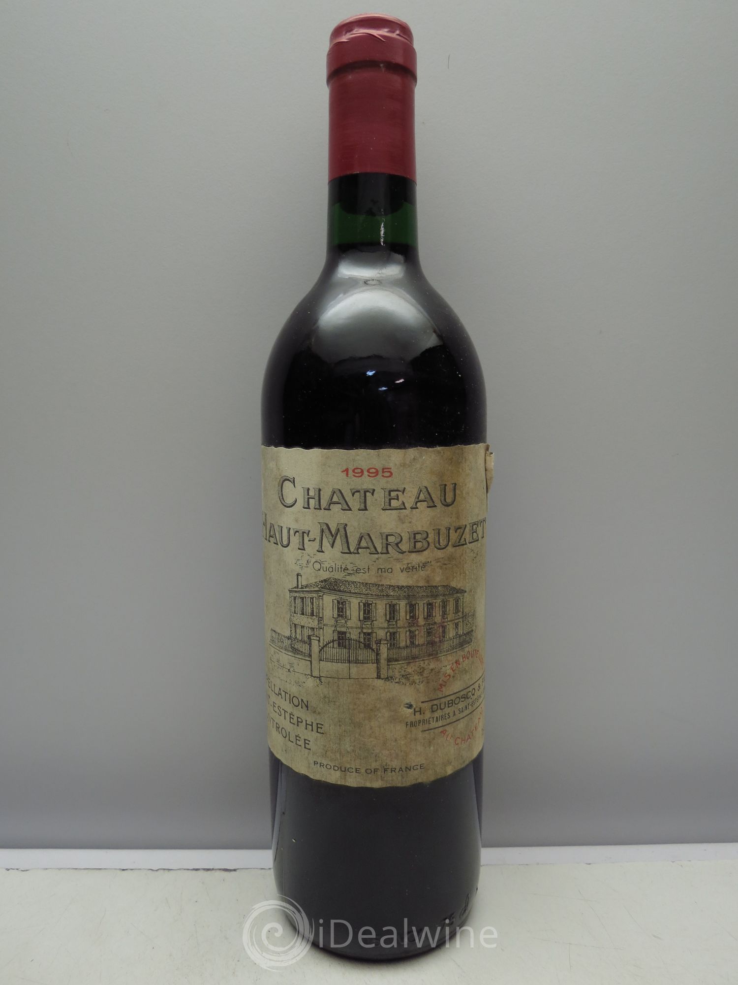 Château Haut Marbuzet 1995 - Lot de 1 bouteille - 0