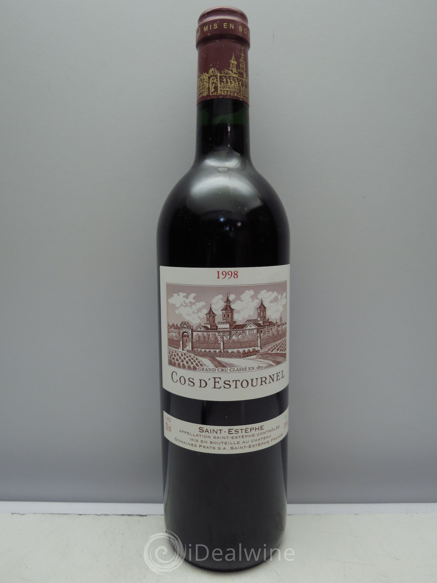 Cos d'Estournel 2ème Grand Cru Classé 1998 - Lot de 1 bouteille - 0
