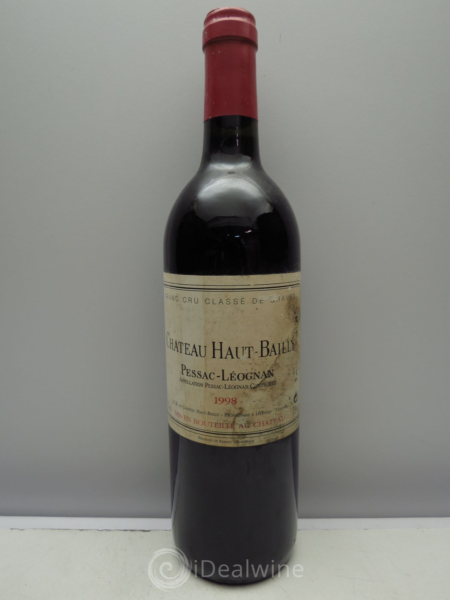 Château Haut-Bailly Cru Classé de Graves 1998 - Lot de 1 bouteille - 0