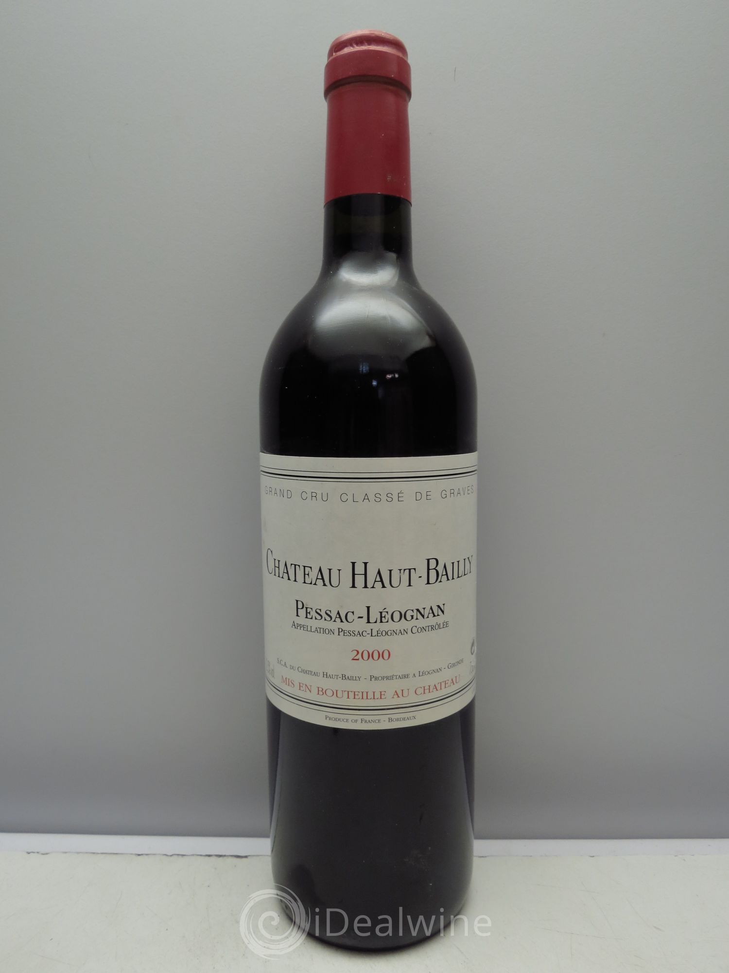 Château Haut-Bailly Cru Classé de Graves 2000 - Lot de 1 bouteille - 0