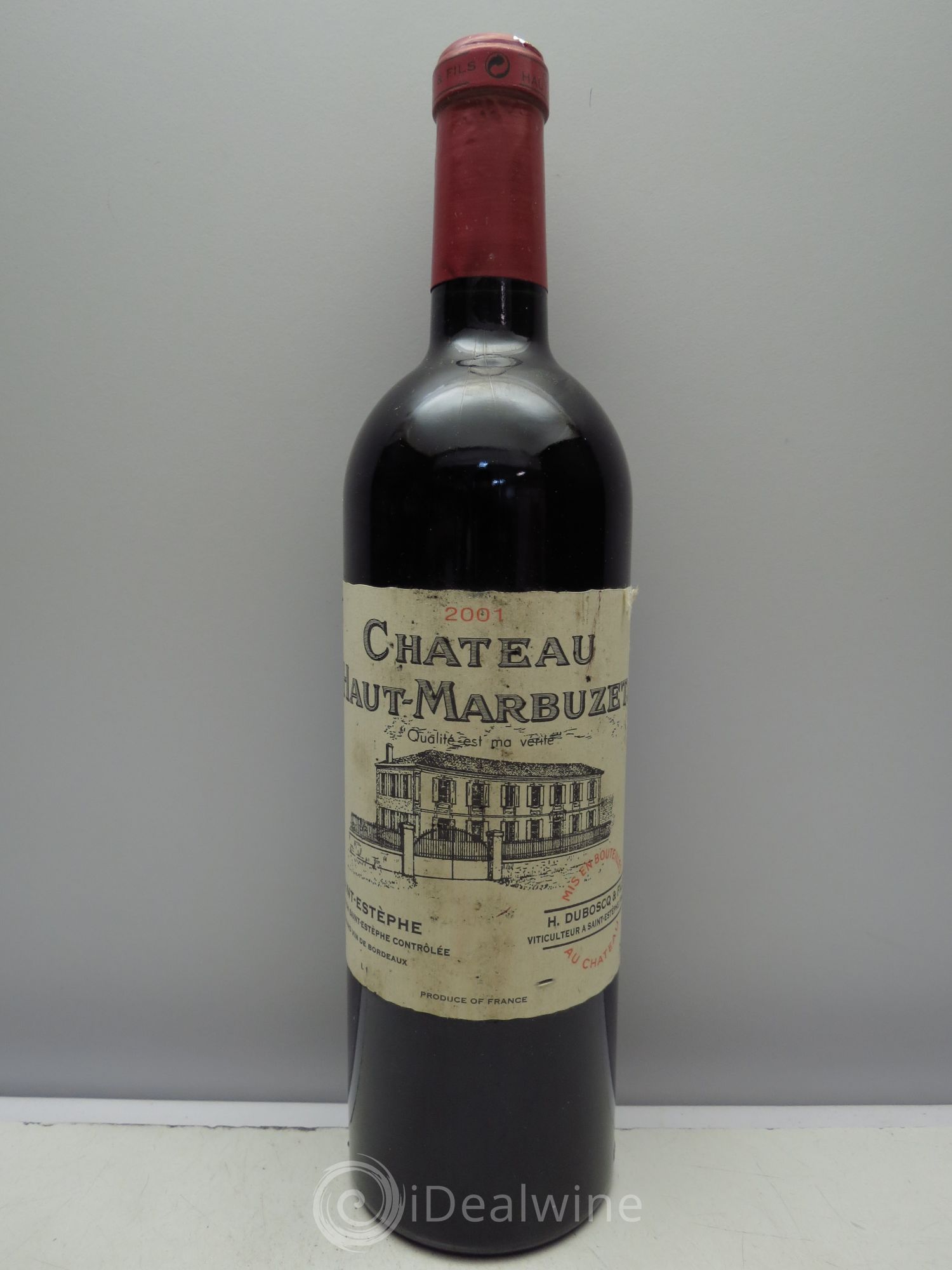 Château Haut Marbuzet 2001 - Lot de 1 bouteille - 0
