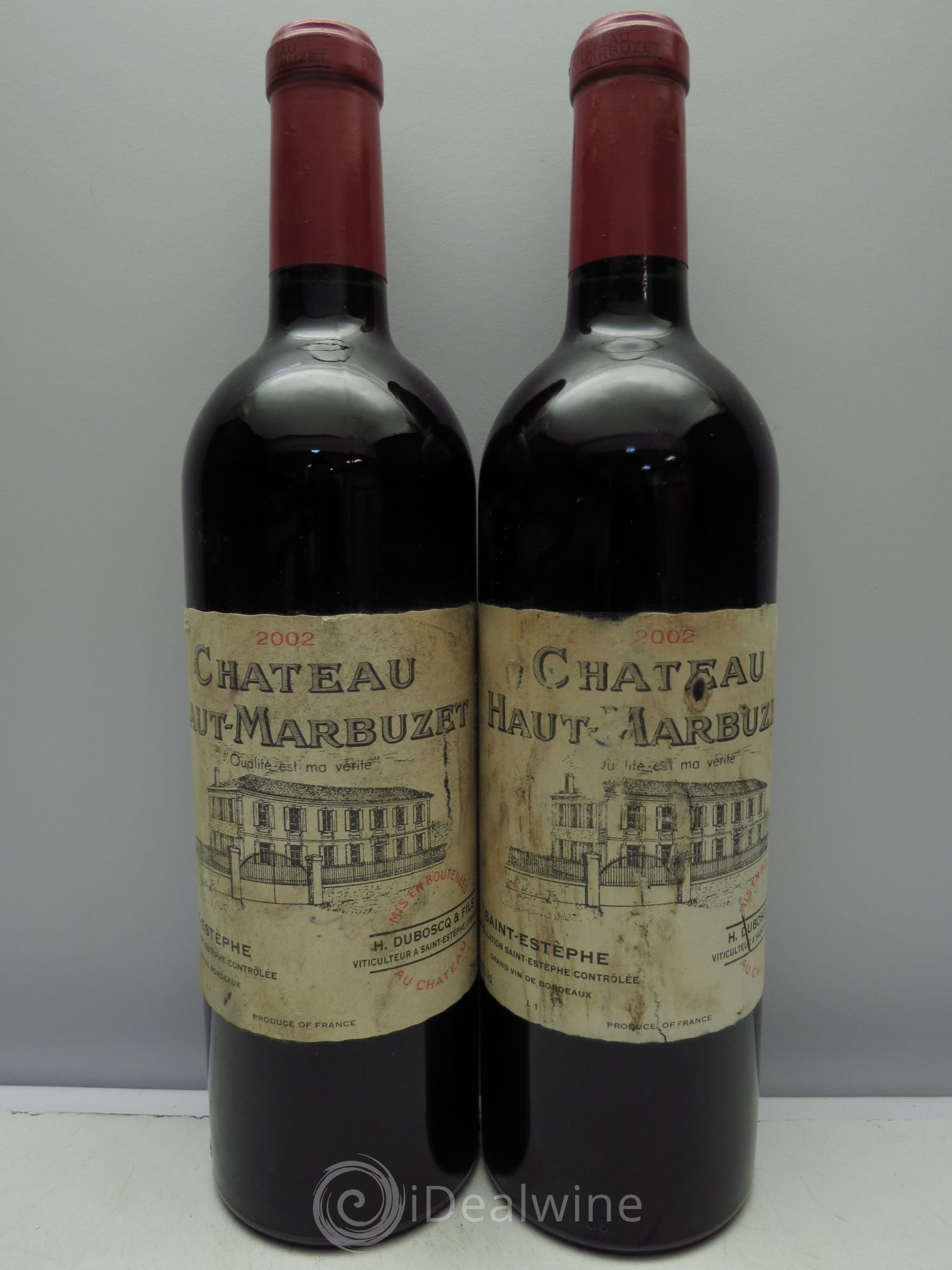 Château Haut Marbuzet 2002 - Lot de 2 bouteilles - 0
