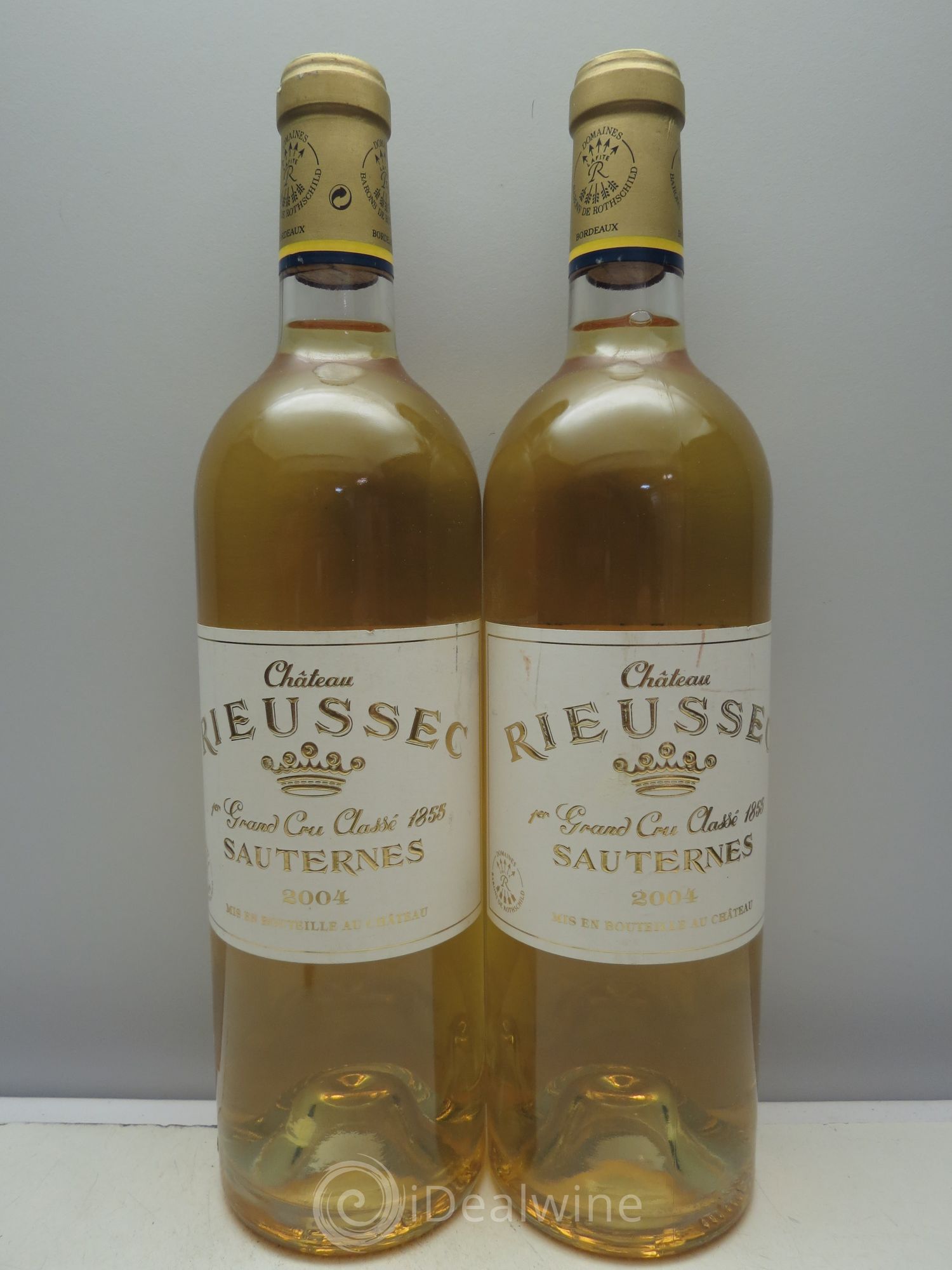 Château Rieussec 1er Grand Cru Classé 2004 - Lotto di 2 bottiglie - 0