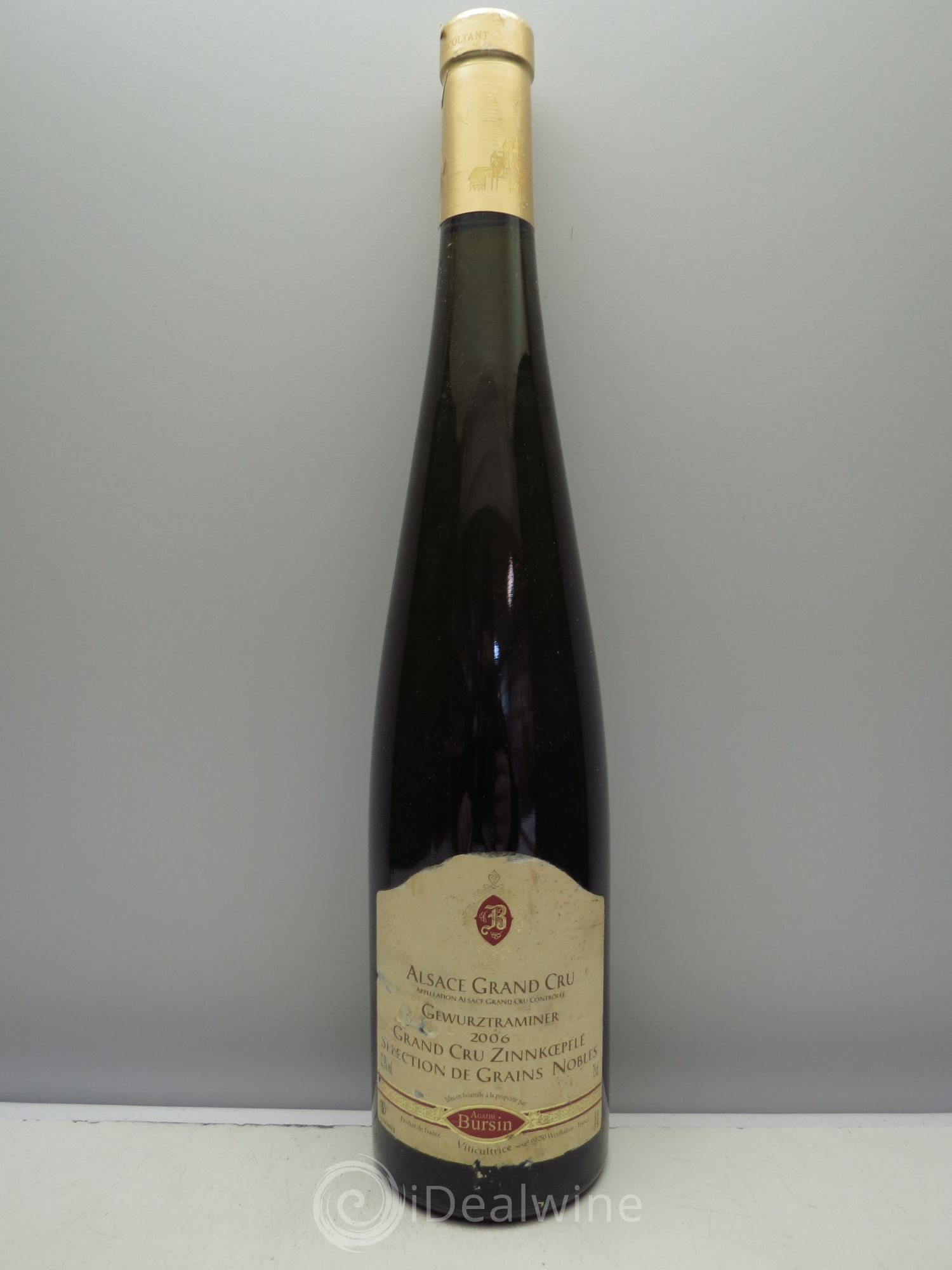 Gewurztraminer Sélection de Grains Nobles Zinnkoepflé - Agathe Bursin 2006 - Lotto di 1 bottiglia - 0