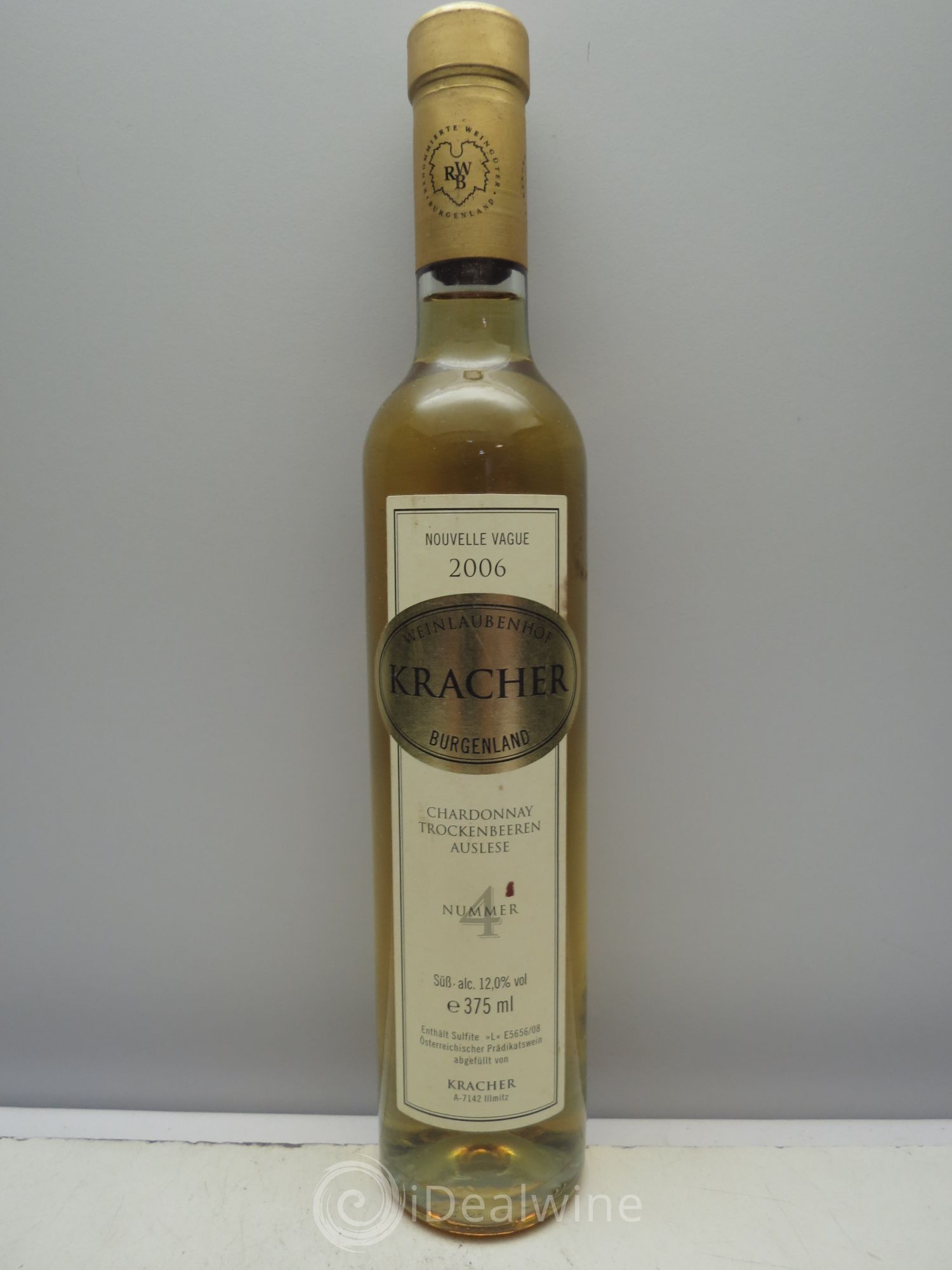 Allemagne Rheingau Alois Kracher TBA N°4 Chardonnay Nouvelle Vague Trockenbeeren Auslese 2006 - Posten von 1 Demi-Flasche - 0