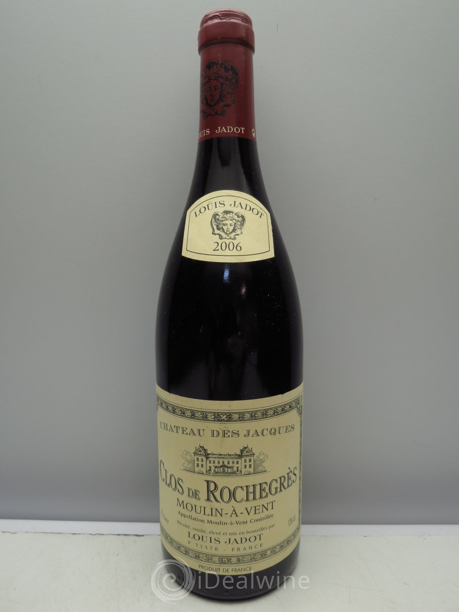 Moulin-à-Vent Clos de Rochegrès Château des Jacques 2006 - Lot de 1 bouteille - 0