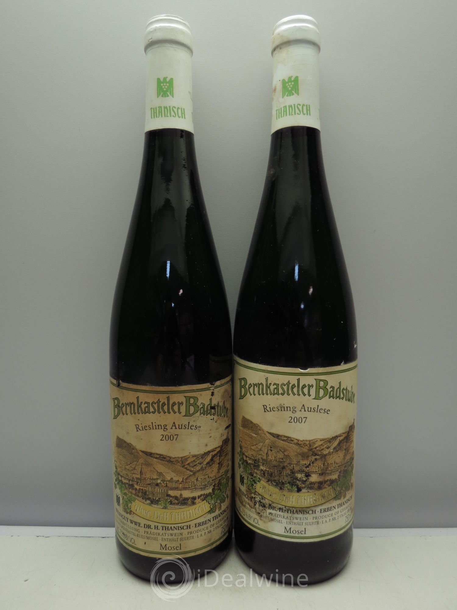 Riesling Weingut Dr Thanisch Bernkasteler Badstube Riesling Auslese 2007 - Posten von 2 Flaschen - 0