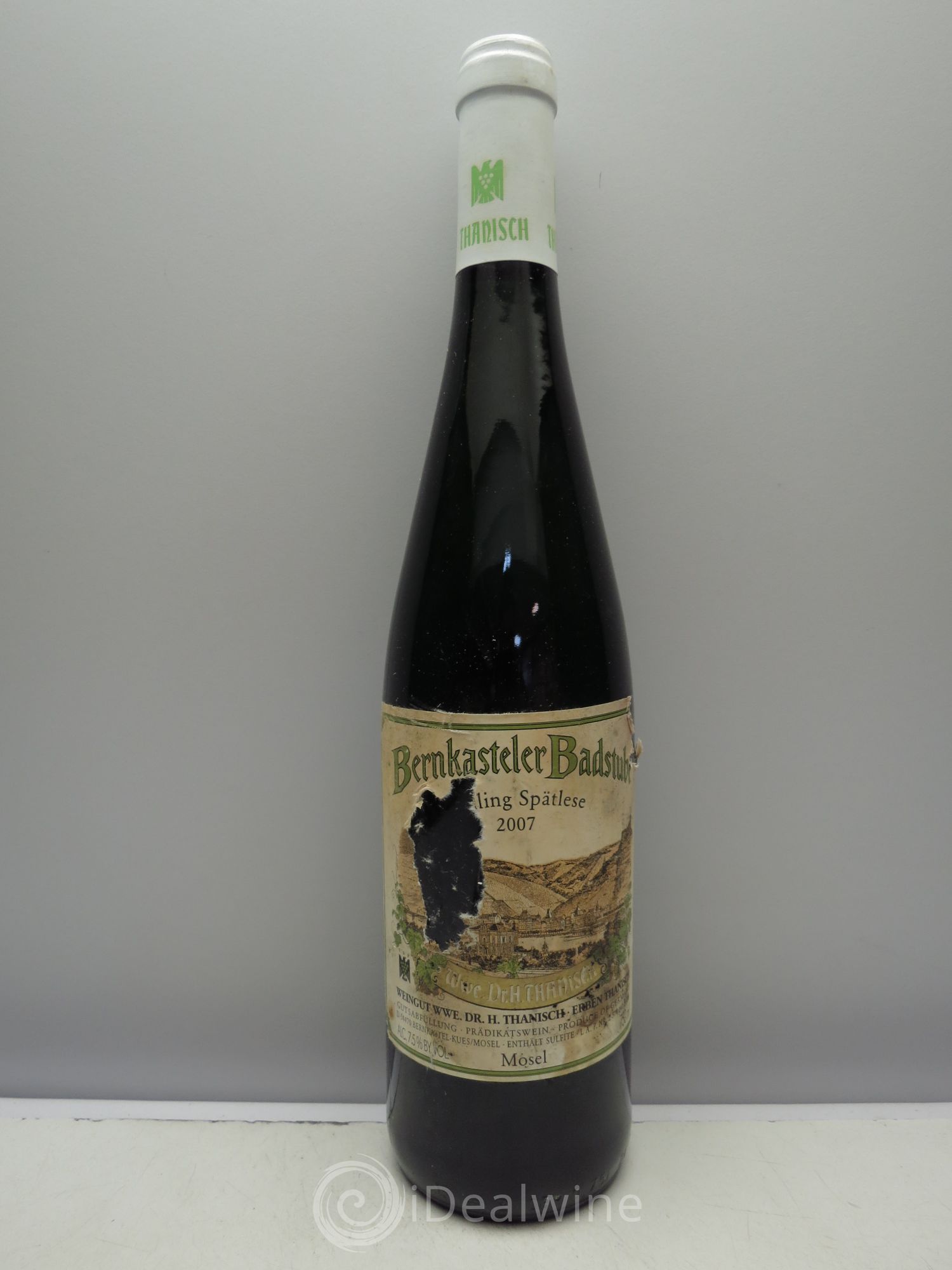 Riesling Weingut Dr Thanisch Bernkasteler Badstube Riesling Spätlese 2007 - Lotto di 1 bottiglia - 0