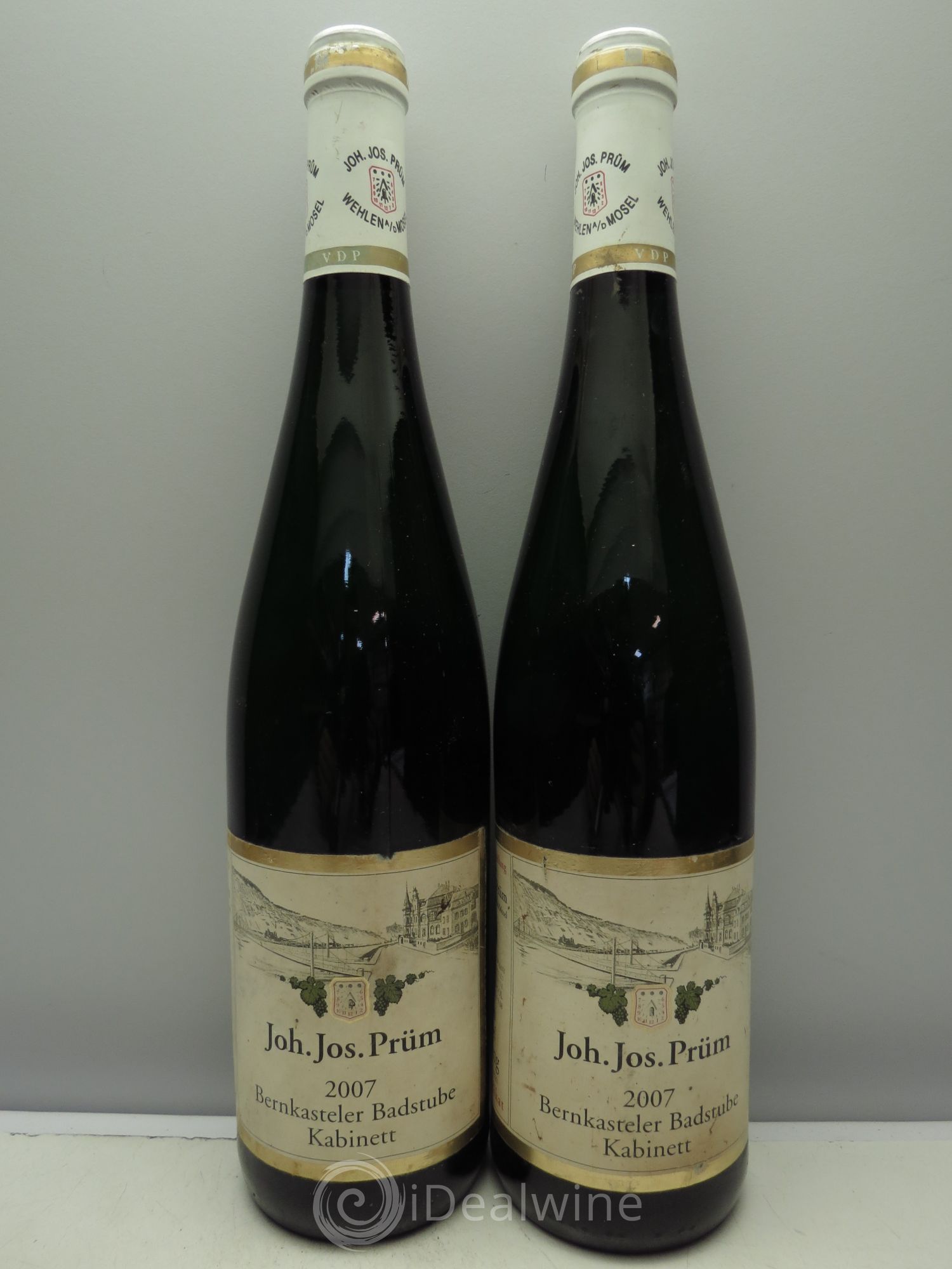 Riesling Weingut J.J. Prüm Bernkasteler Badstube Riesling Kabinett 2007 - Posten von 2 Flaschen - 0