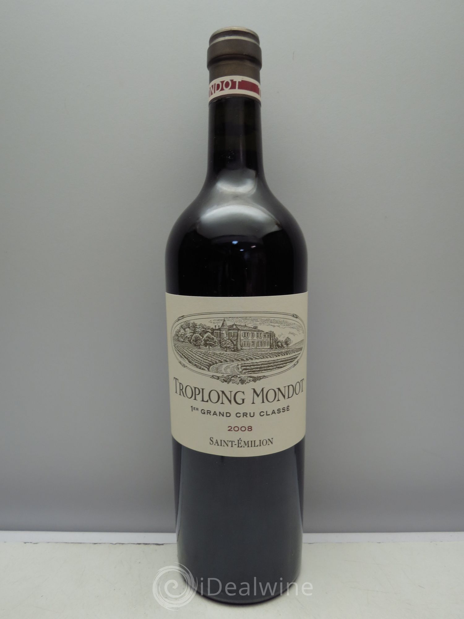 Château Troplong Mondot 1er Grand Cru Classé B 2008 - Lot de 1 bouteille - 0