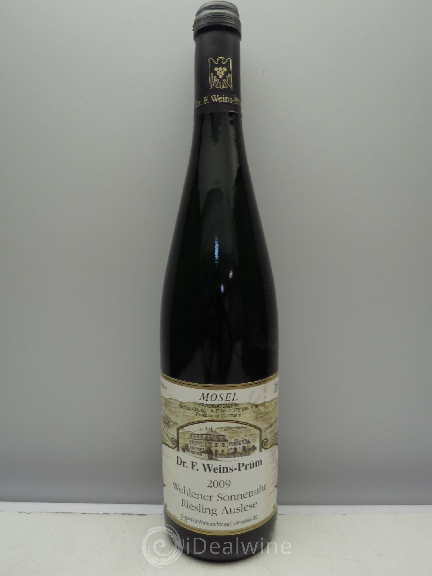 Riesling Weingut Dr Weins-Prüm Wehlener Sonneruhr Riesling Auslese 2009 - Posten von 1 Flasche - 0