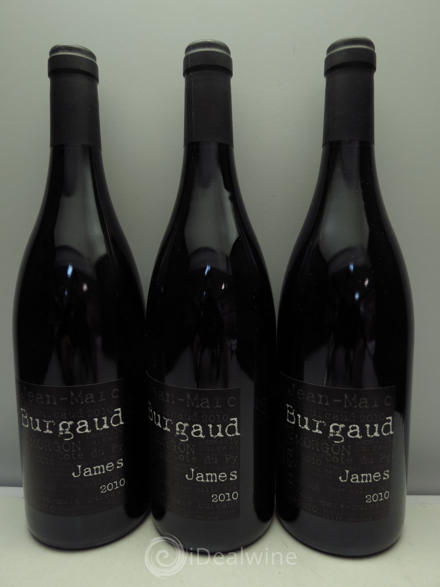 Morgon Côte du Py James - J.M Burgaud 2010 - Posten von 3 Flaschen - 0