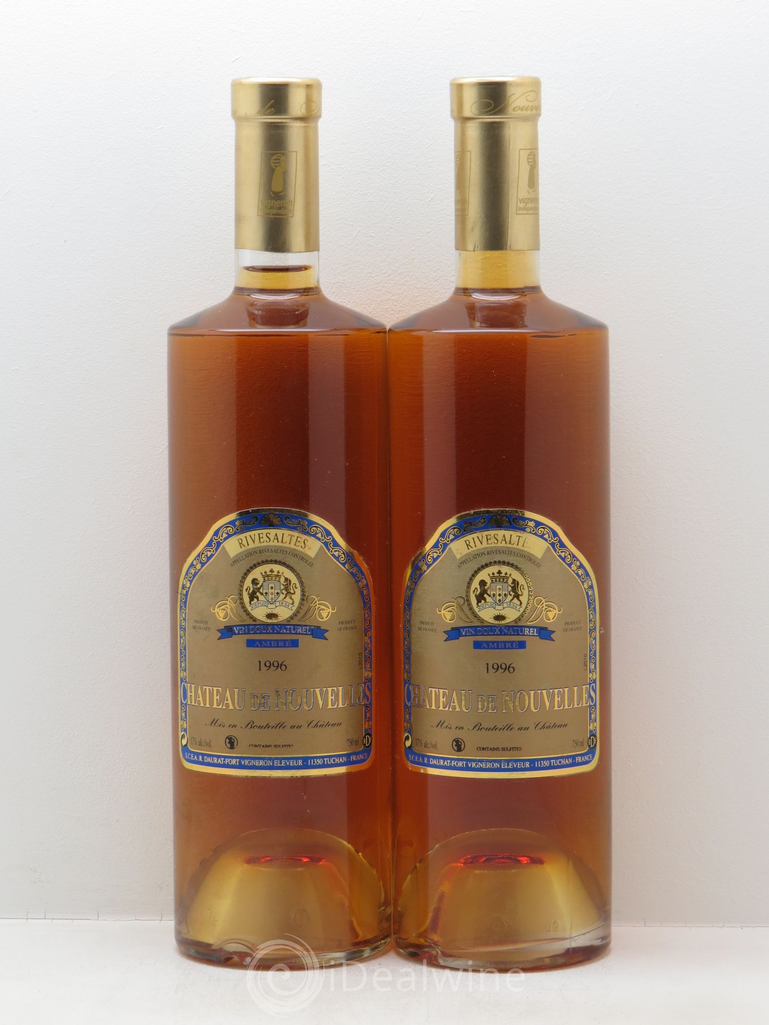 Rivesaltes Château des Nouvelles 1996 - Posten von 2 Flaschen - 0