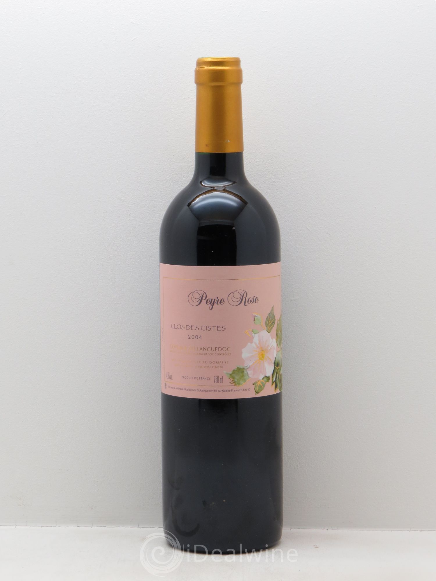 Vin de France (anciennement Coteaux du Languedoc) Domaine Peyre Rose Les Cistes Marlène Soria 2004 - Lot de 1 bouteille - 0