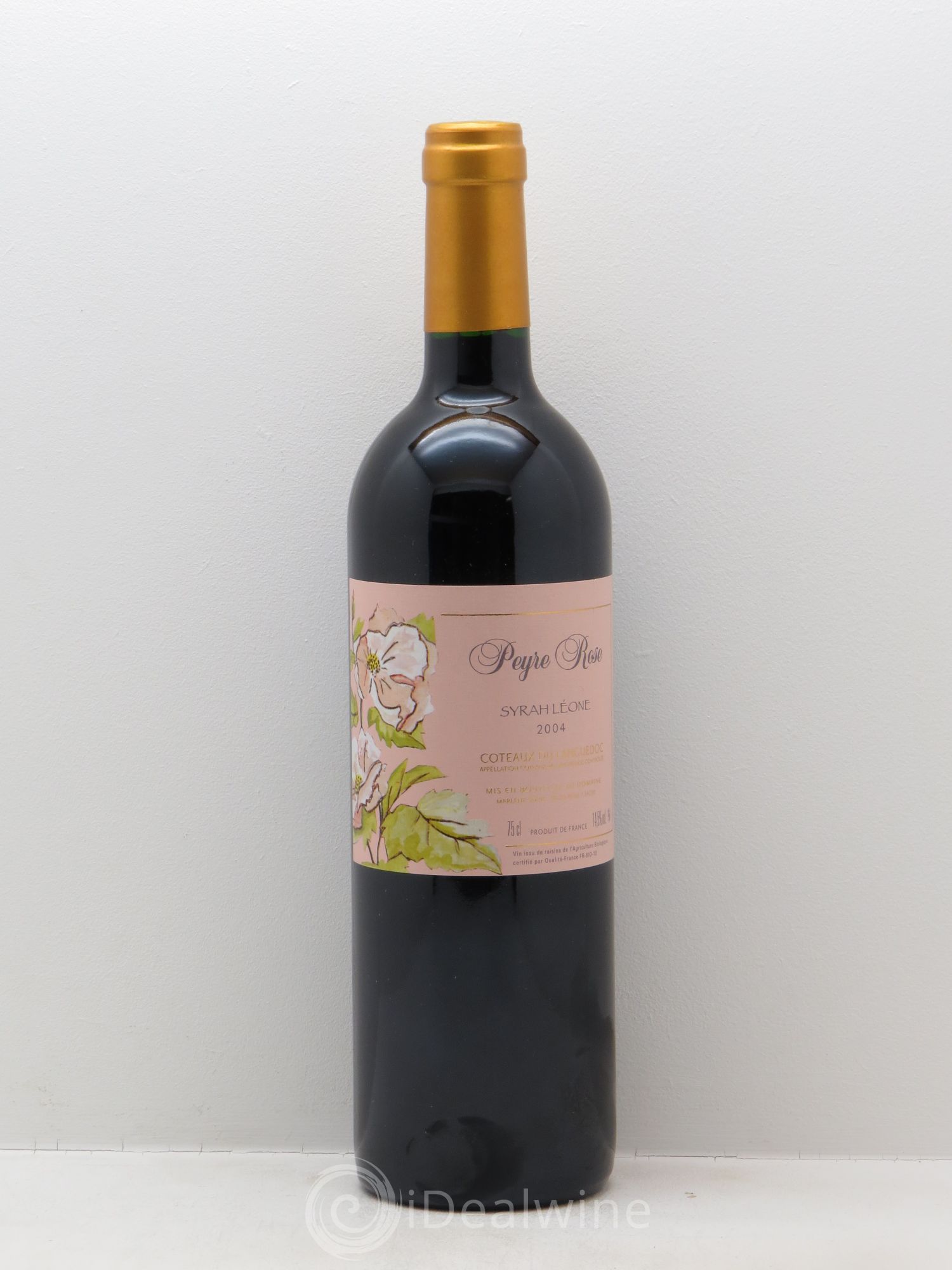 Coteaux du Languedoc Domaine Peyre Rose Belle Léone (anciennement Syrah Léone) Marlène Soria 2004 - Lot de 1 bouteille - 0
