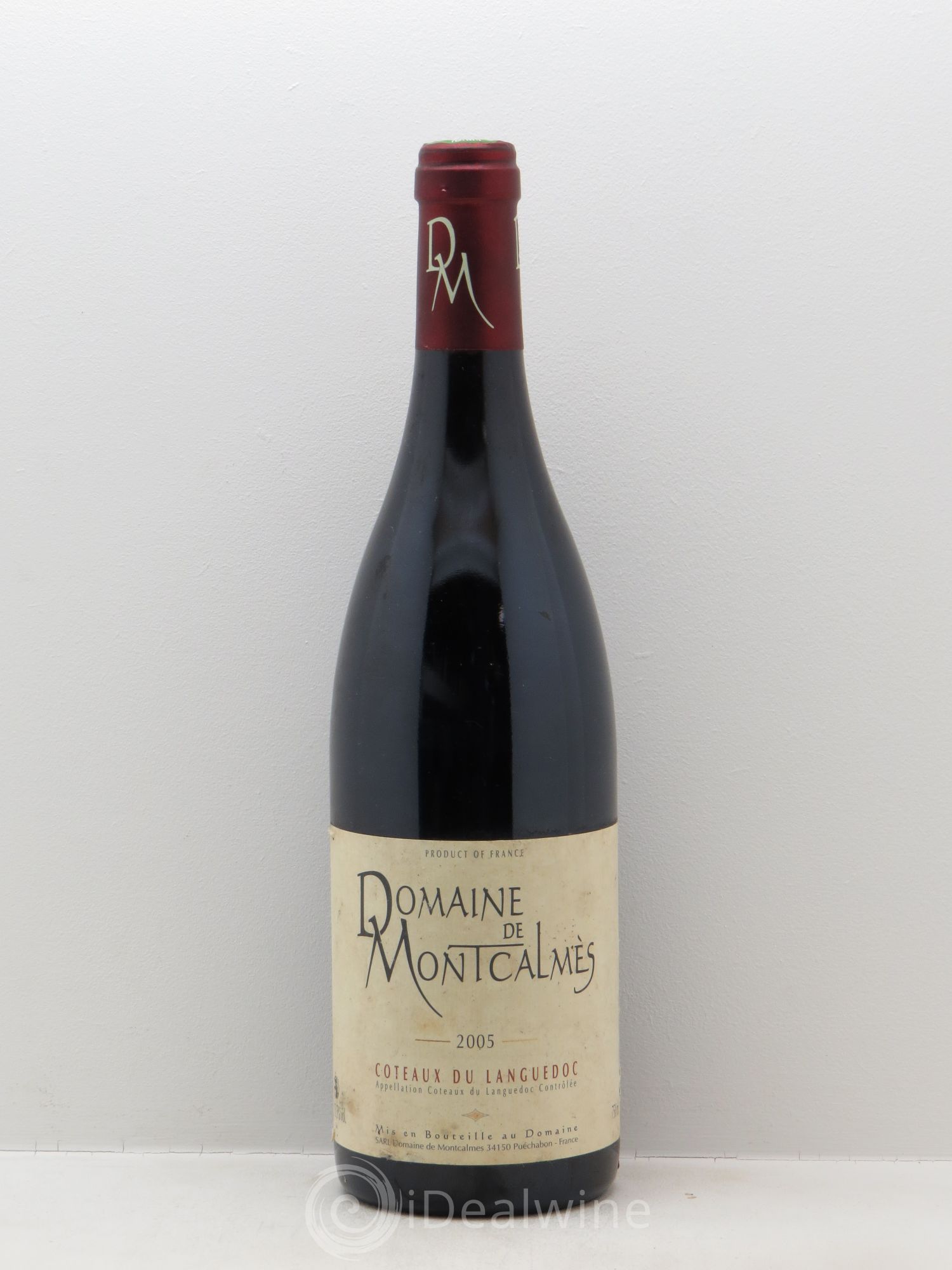 Terrasses du Larzac Domaine de Montcalmès Frédéric Pourtalié 2005 - Lot de 1 bouteille - 0
