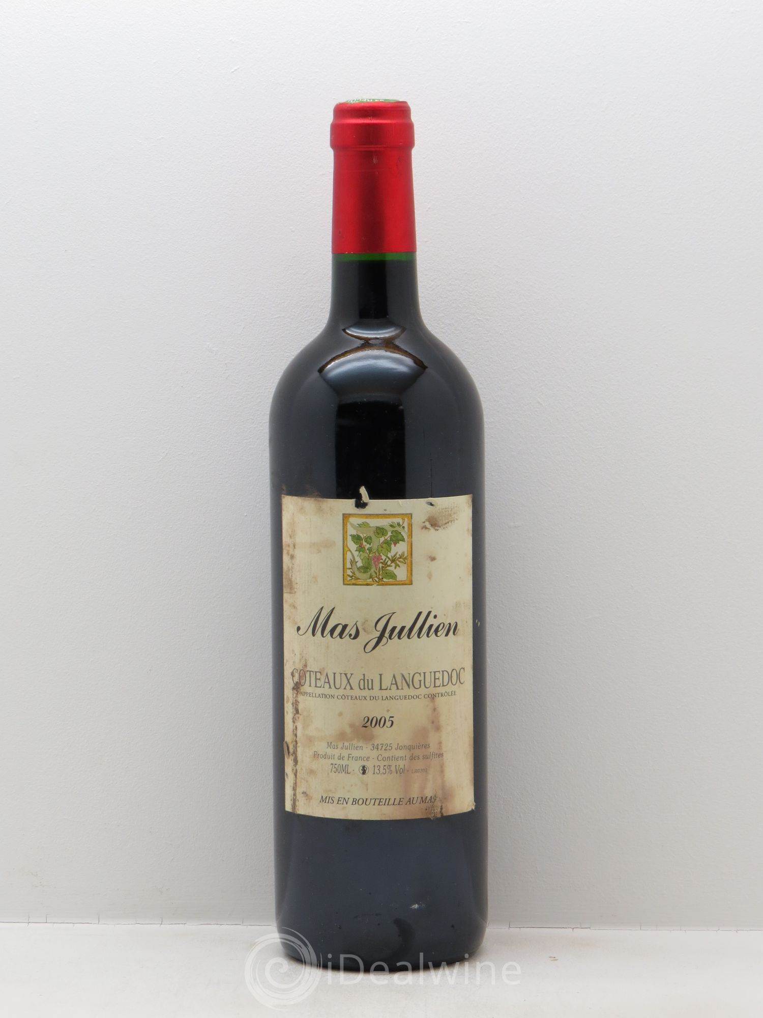 Terrasses du Larzac Mas Jullien Olivier Jullien 2005 - Lot de 1 bouteille - 0