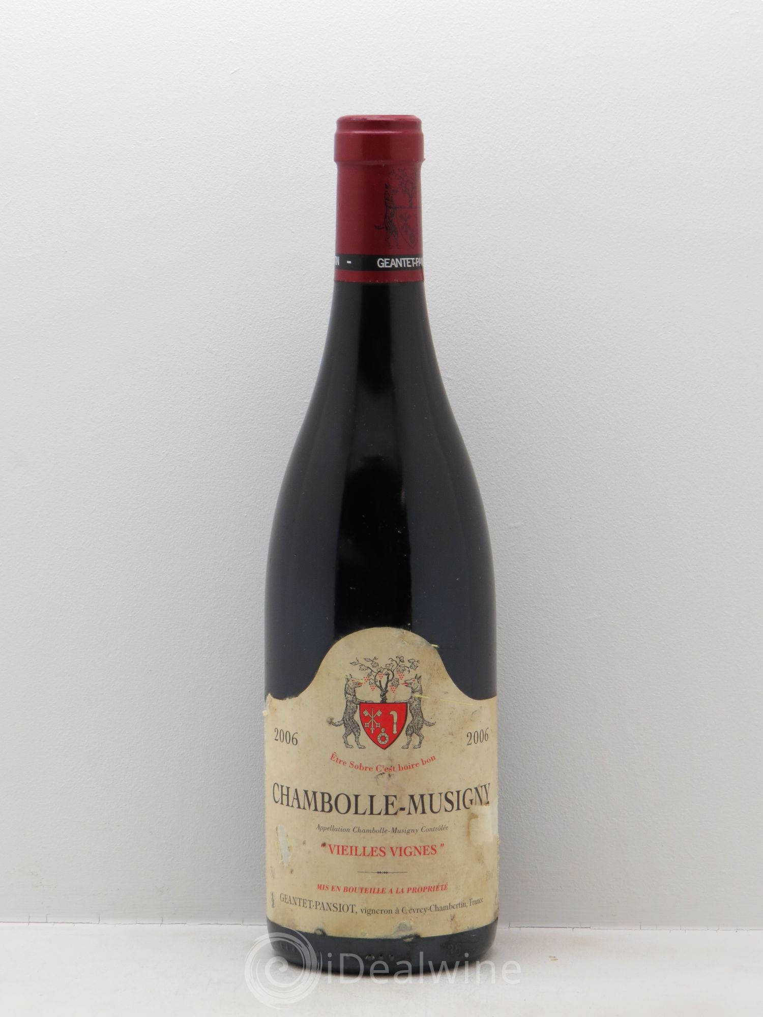 Chambolle-Musigny Vieilles Vignes Domaine Geantet Pansiot 2006 - Posten von 1 Flasche - 0