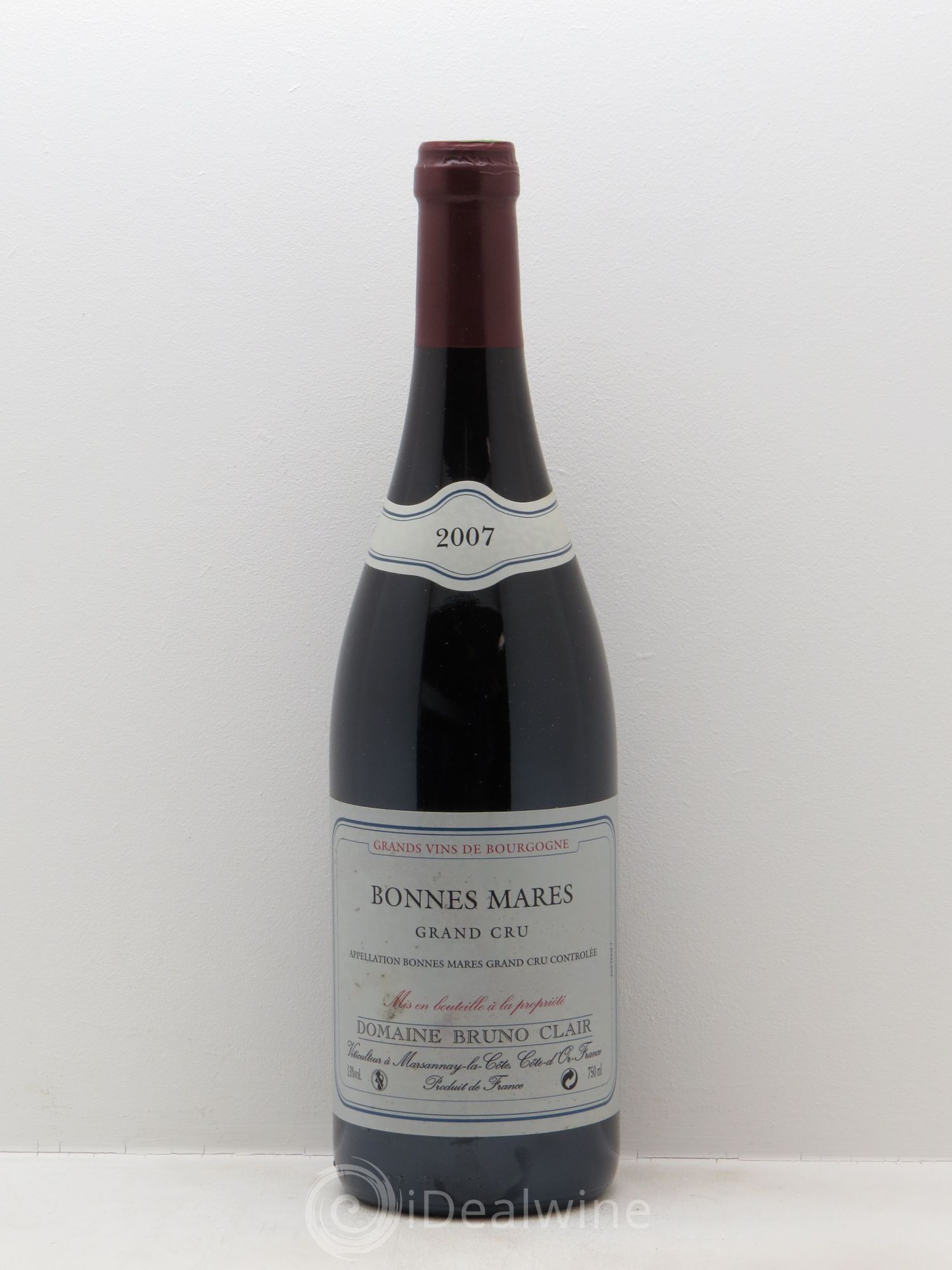 Bonnes-Mares Grand Cru Bruno Clair (Domaine) 2007 - Lot de 1 bouteille - 0