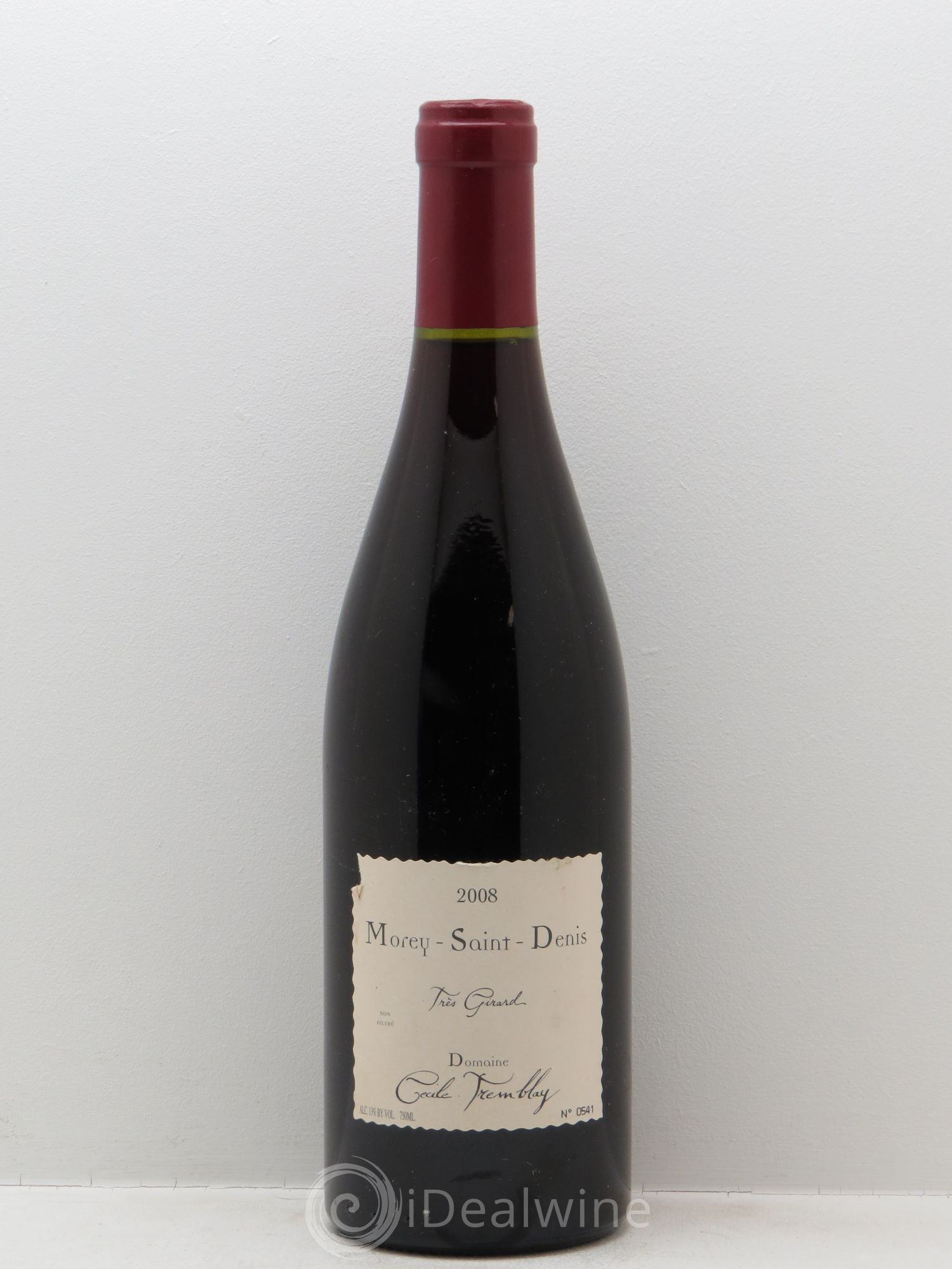 Morey-Saint-Denis Domaine Cécile Tremblay Très Girard 2008 - Posten von 1 Flasche - 0