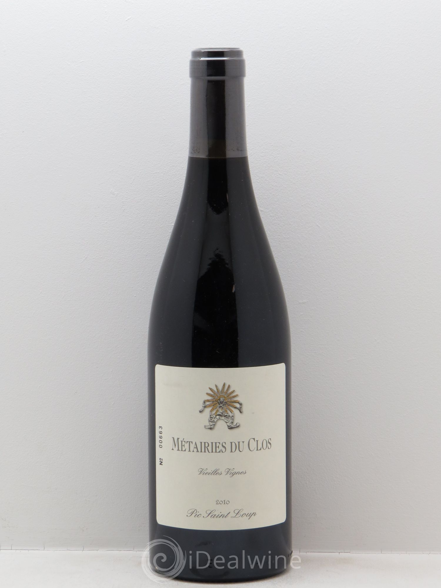 Pic Saint-Loup Les Métairies du Clos Vieilles Vignes Christophe Peyrus et Françoise Julien Vieilles Vignes 2010 - Lot de 1 bouteille - 0