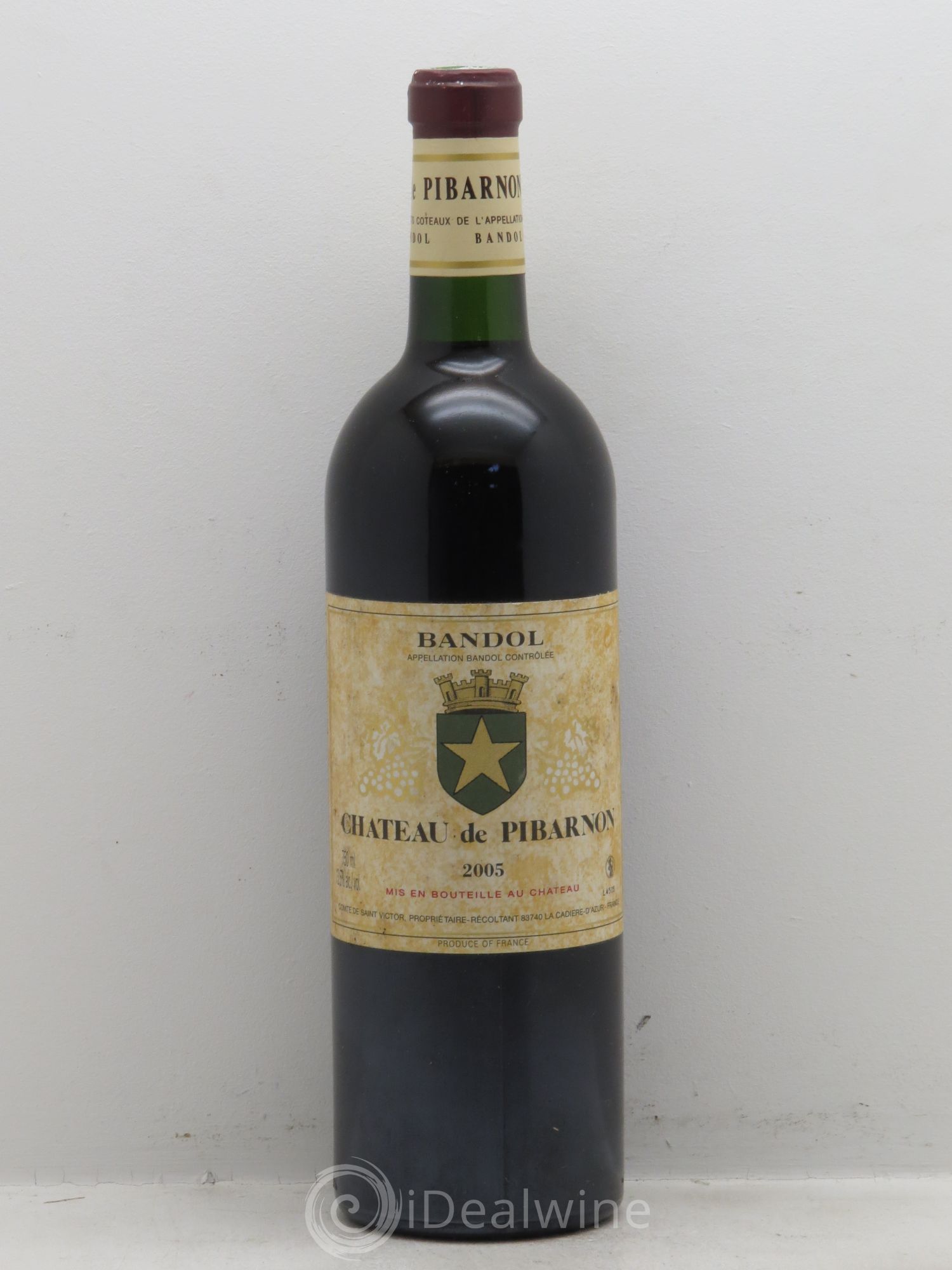 Bandol Château de Pibarnon Comte de Saint-Victor 2005 - Lot de 1 bouteille - 0