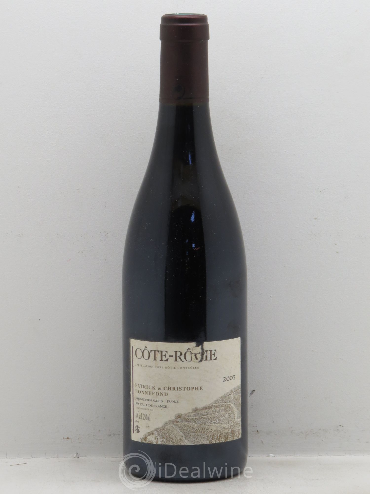 Côte-Rôtie Domaine Bonnefond 2007 - Posten von 1 Flasche - 0