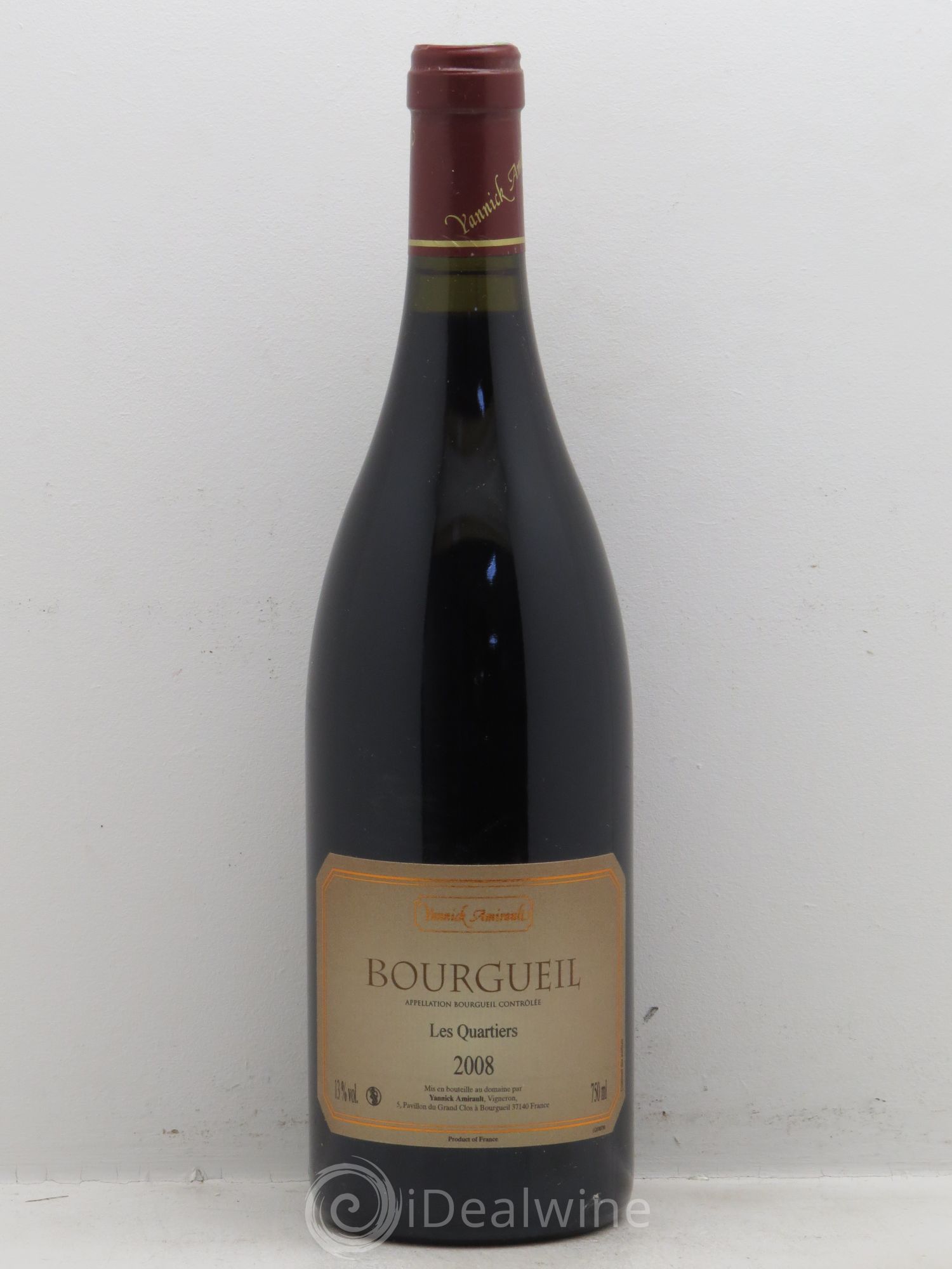Bourgueil Les Quartiers Yannick Amirault (Domaine) 2005 - Lot de 1 bouteille - 0