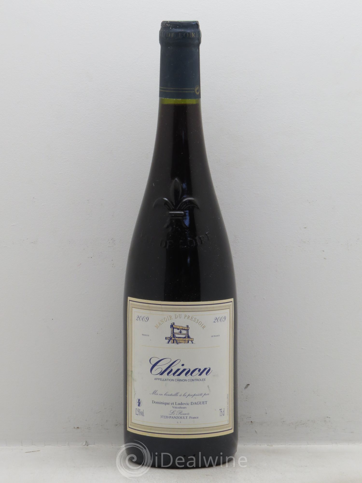 Chinon Dominique et Ludovic Daguet Manoir du pressoir 2009 - Posten von 1 Flasche - 0