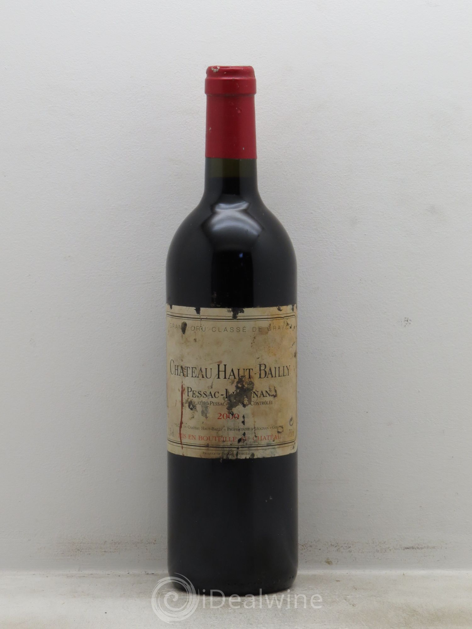 Château Haut-Bailly Cru Classé de Graves 2000 - Lot de 1 bouteille - 0