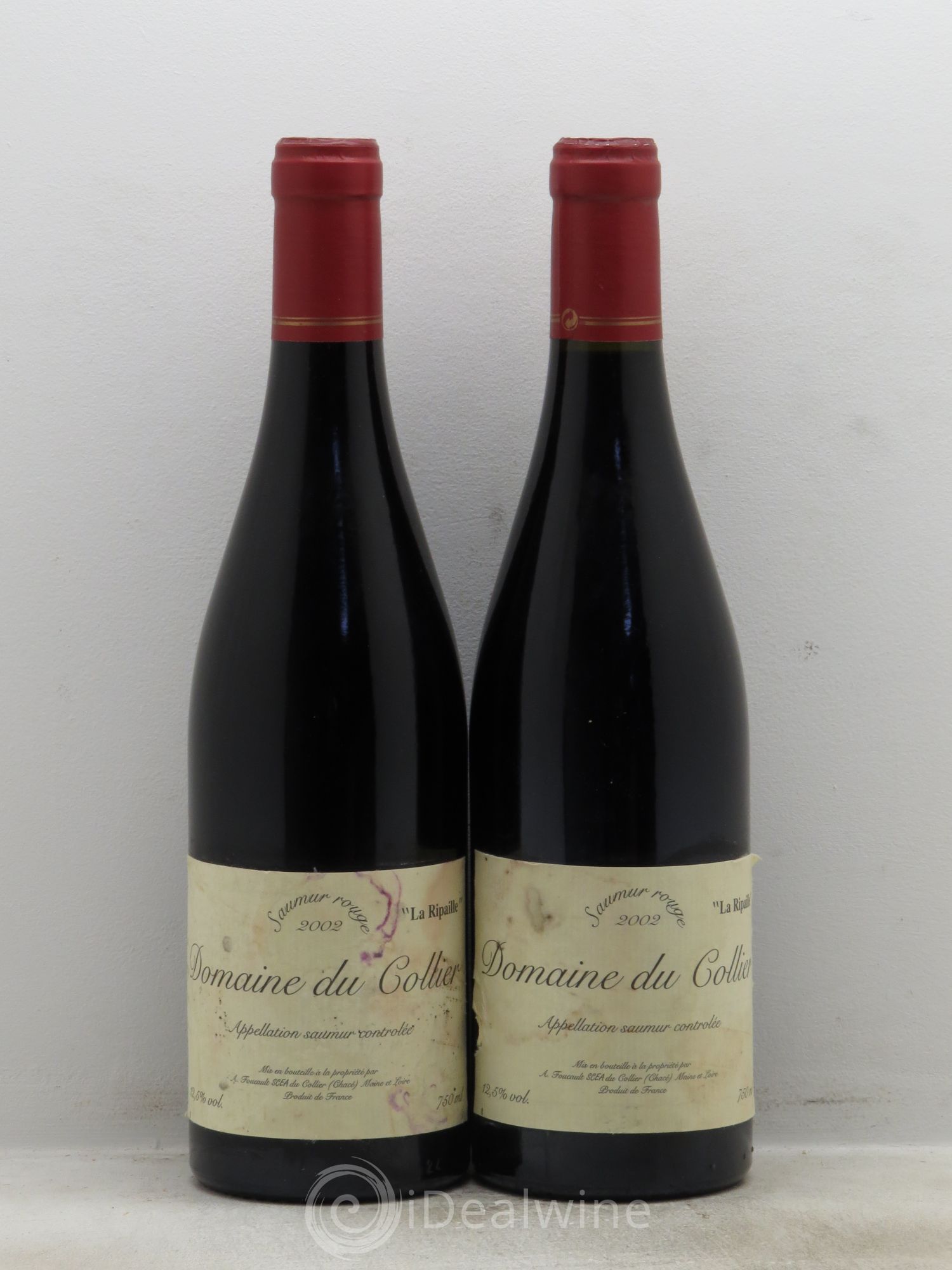 Saumur La Ripaille Domaine du Collier 2002 - Lot de 2 bouteilles - 0