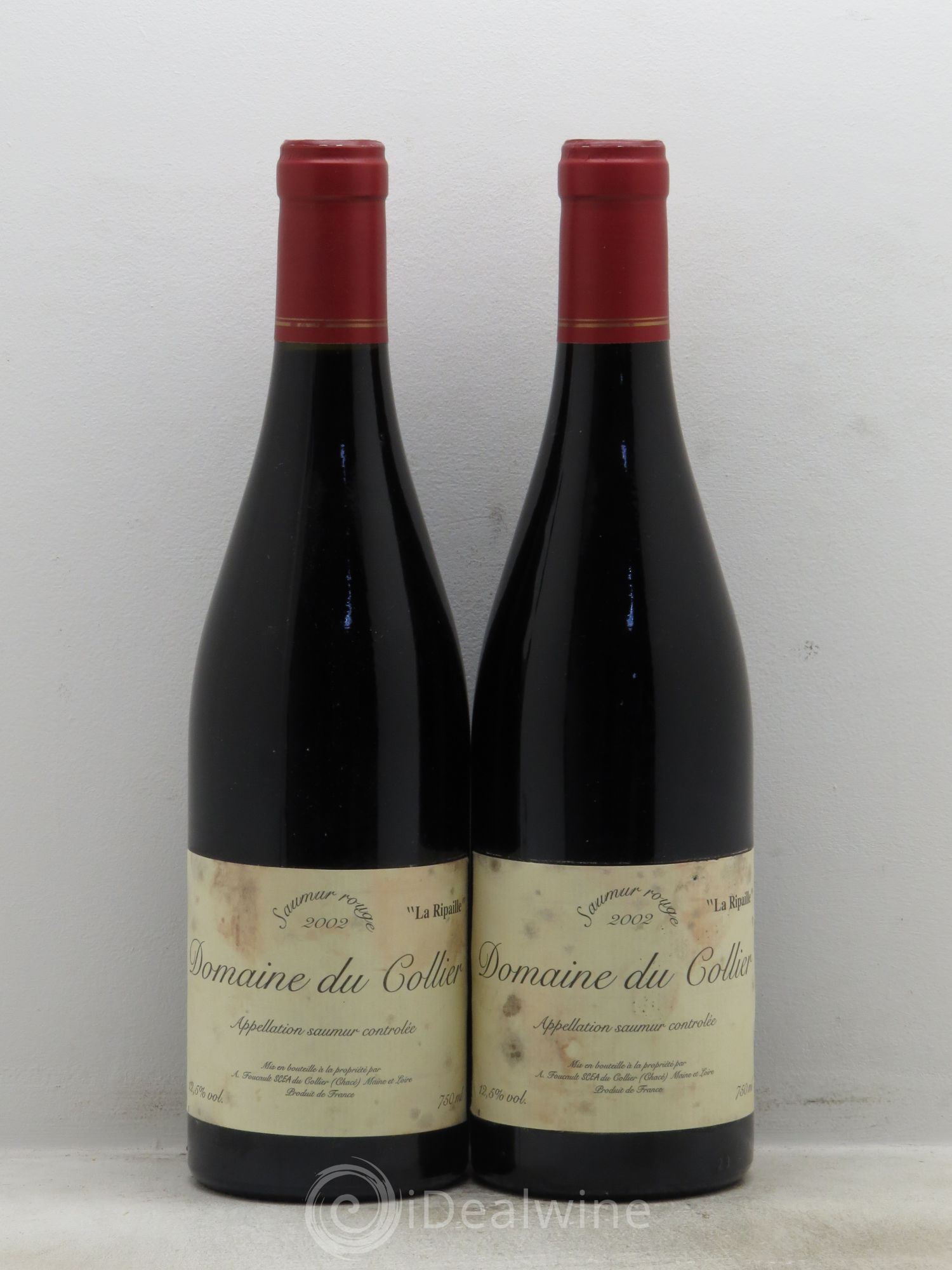 Saumur La Ripaille Domaine du Collier 2002 - Lot de 2 bouteilles - 0