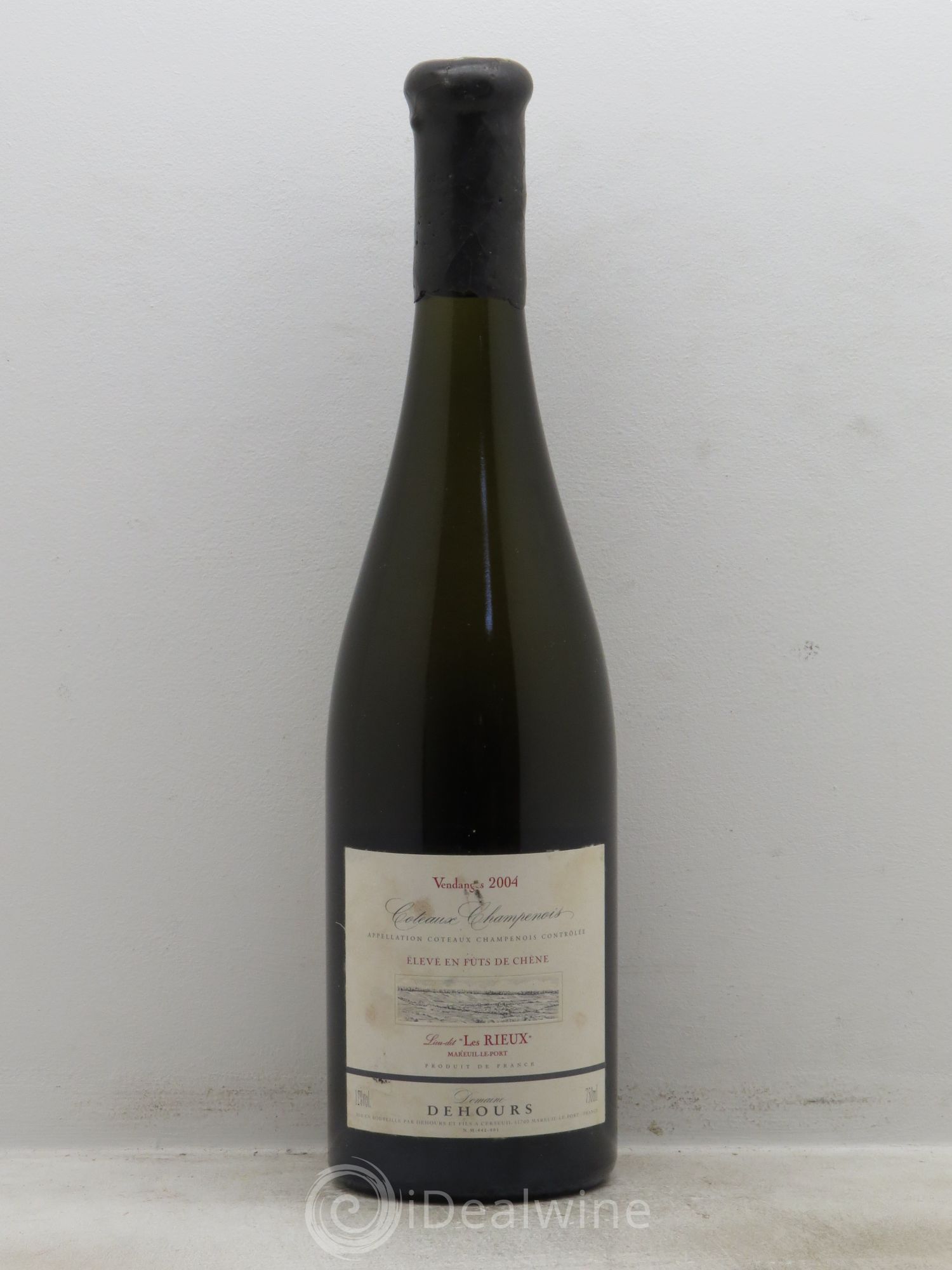 Divers Coteaux Champenois Dehours et fils Les Rieux 2004 - Posten von 1 Flasche - 0
