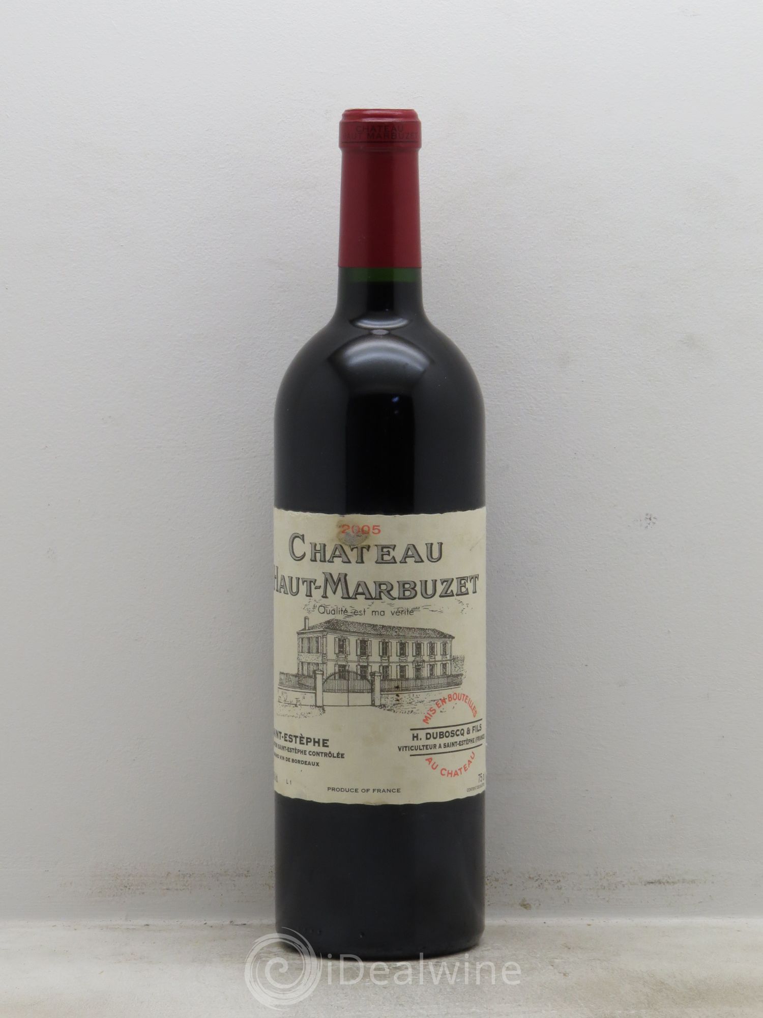 Château Haut Marbuzet 2005 - Lot de 1 bouteille - 0