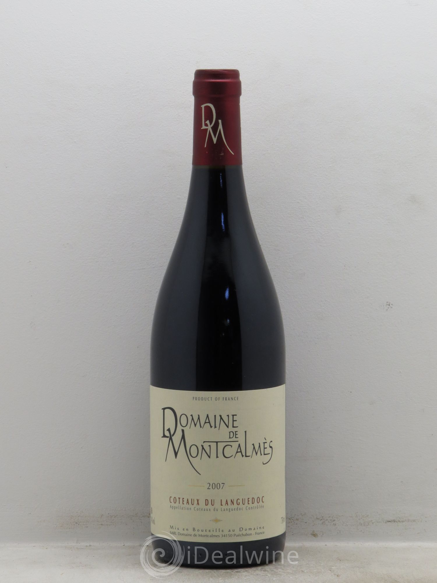 Terrasses du Larzac Domaine de Montcalmès Frédéric Pourtalié 2007 - Lot de 1 bouteille - 0