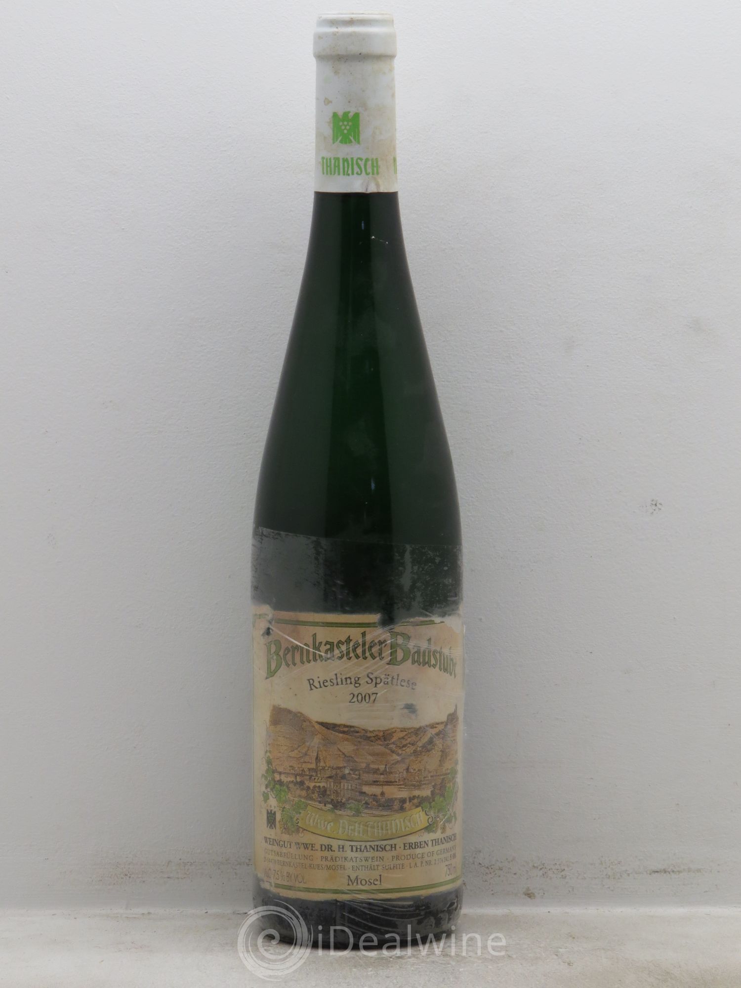 Riesling Mosel Saar Ruwer Weingut Dr Thanisch Bernkasteler Badstube Riesling Spatlese 2007 - Lotto di 1 bottiglia - 0