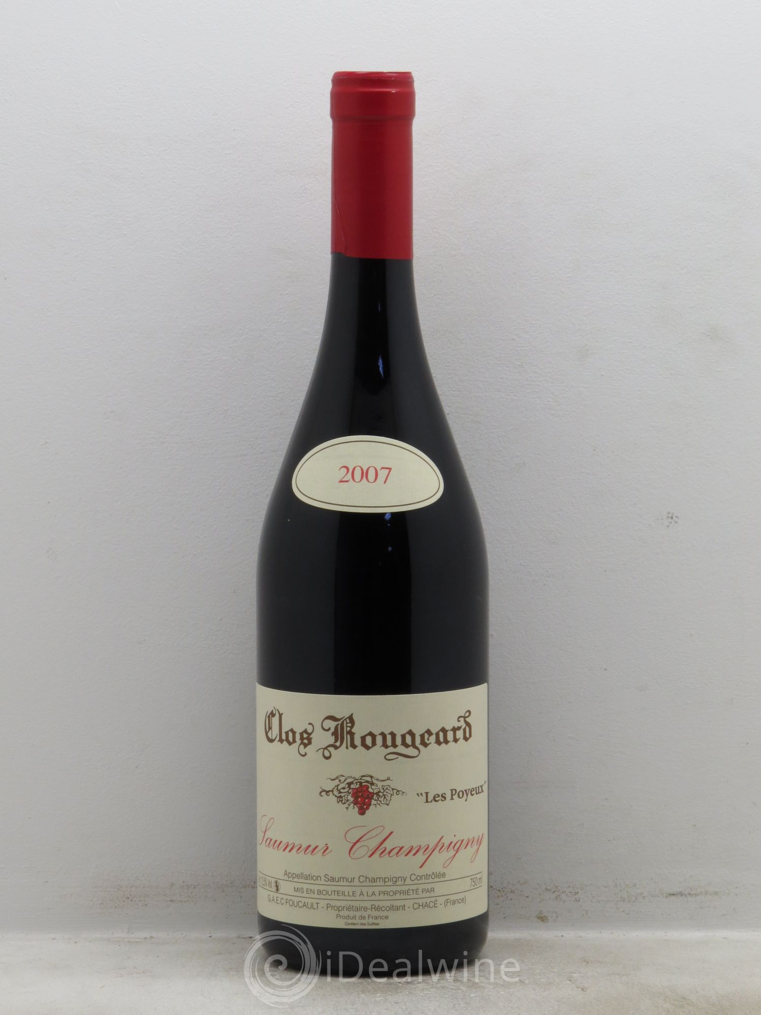 Saumur-Champigny Les Poyeux Clos Rougeard 2007 - Lot de 1 bouteille - 0