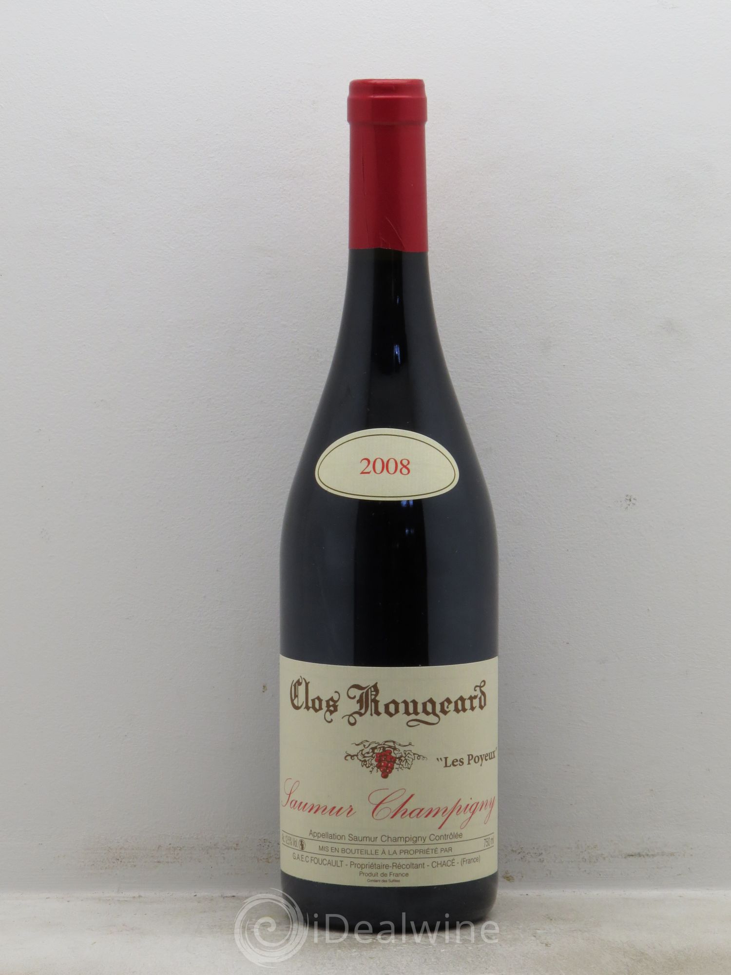 Saumur-Champigny Les Poyeux Clos Rougeard 2008 - Lot de 1 bouteille - 0