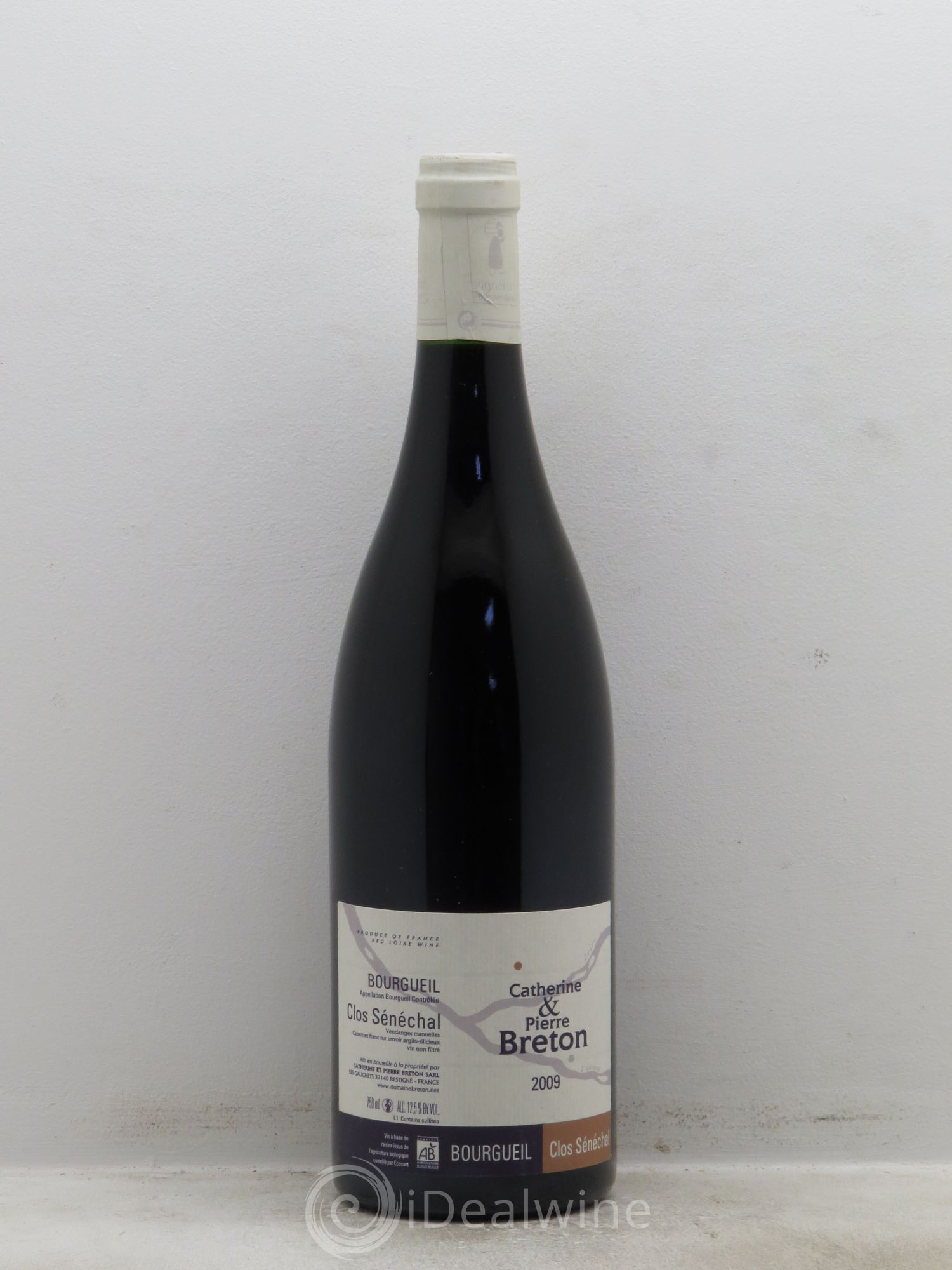 Bourgueil Clos Sénéchal Catherine et Pierre Breton 2009 - Lot de 1 bouteille - 0