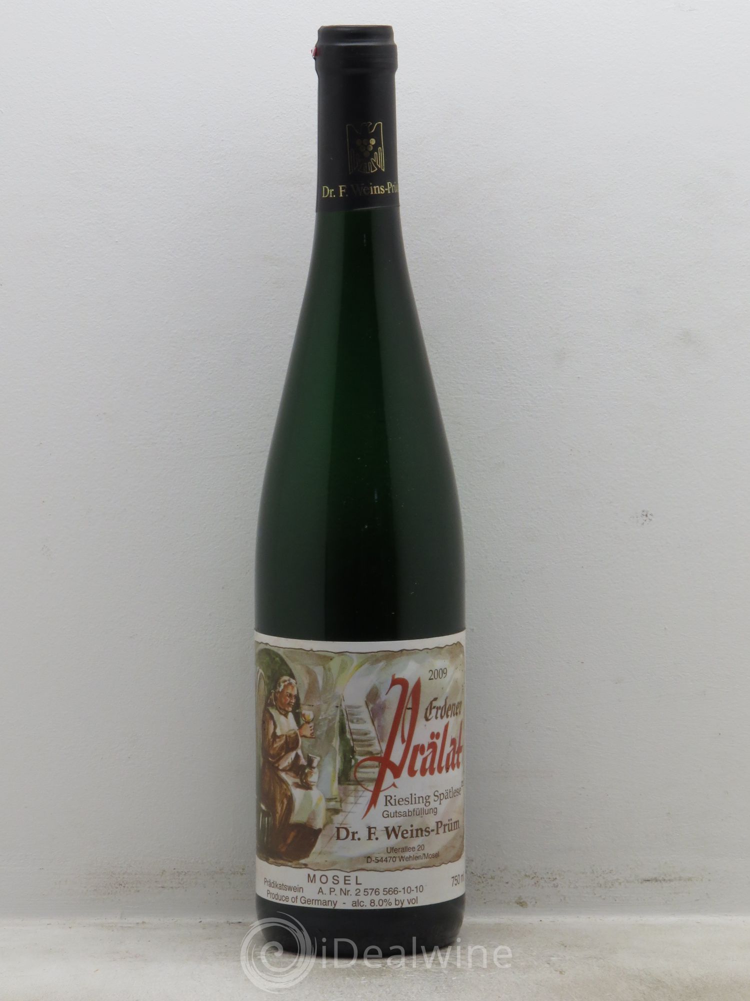 Allemagne Rheingau Mosel Saar Ruwer Weingut Dr Weins Prum Erdener Pralat Spatlese 2009 - Posten von 1 Flasche - 0