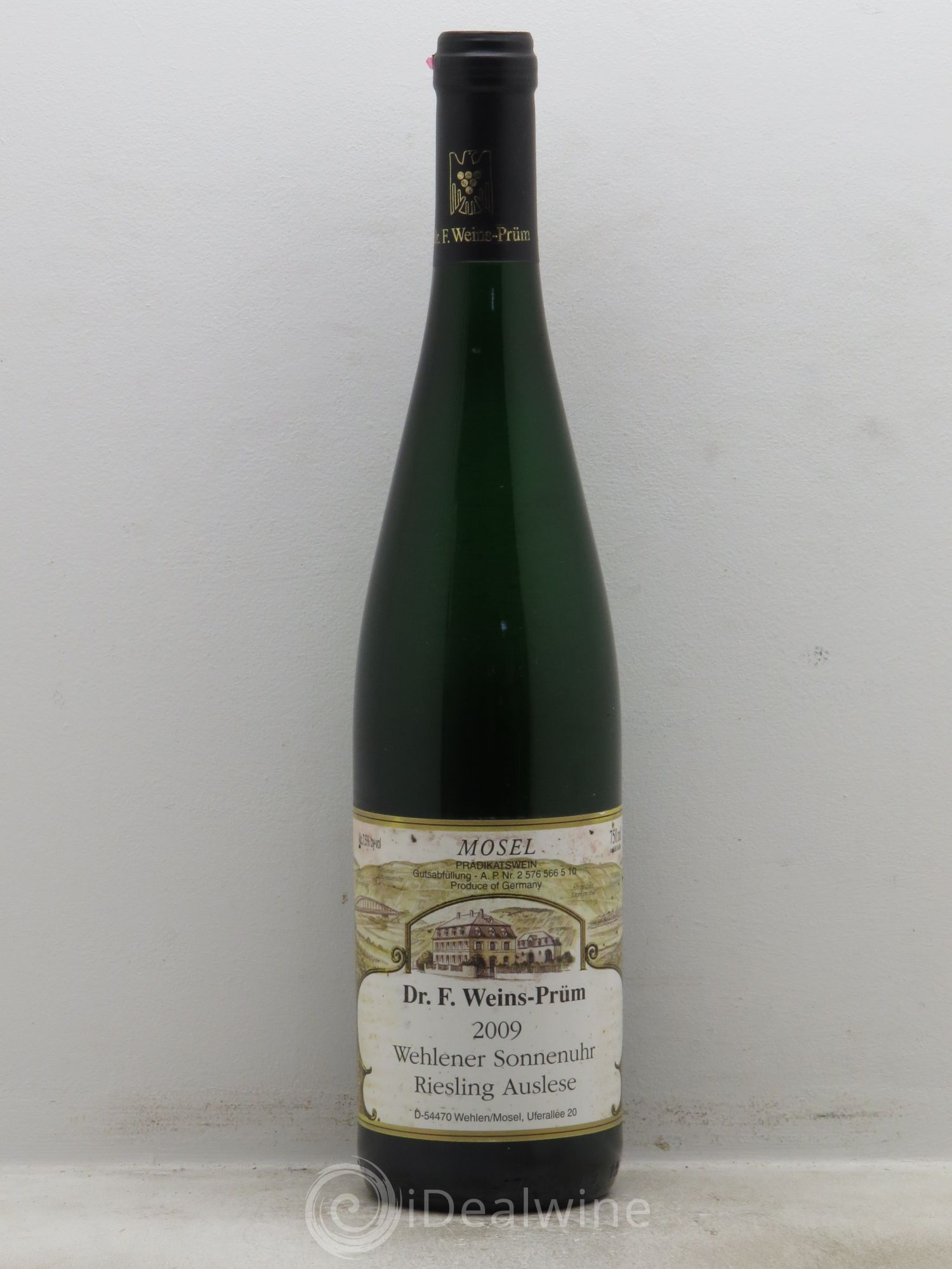 Riesling Mosel Saar Ruwer Weingut Dr Weins Prum Wehlener Sonneruhr Riesling Auslese 2009 - Lotto di 1 bottiglia - 0