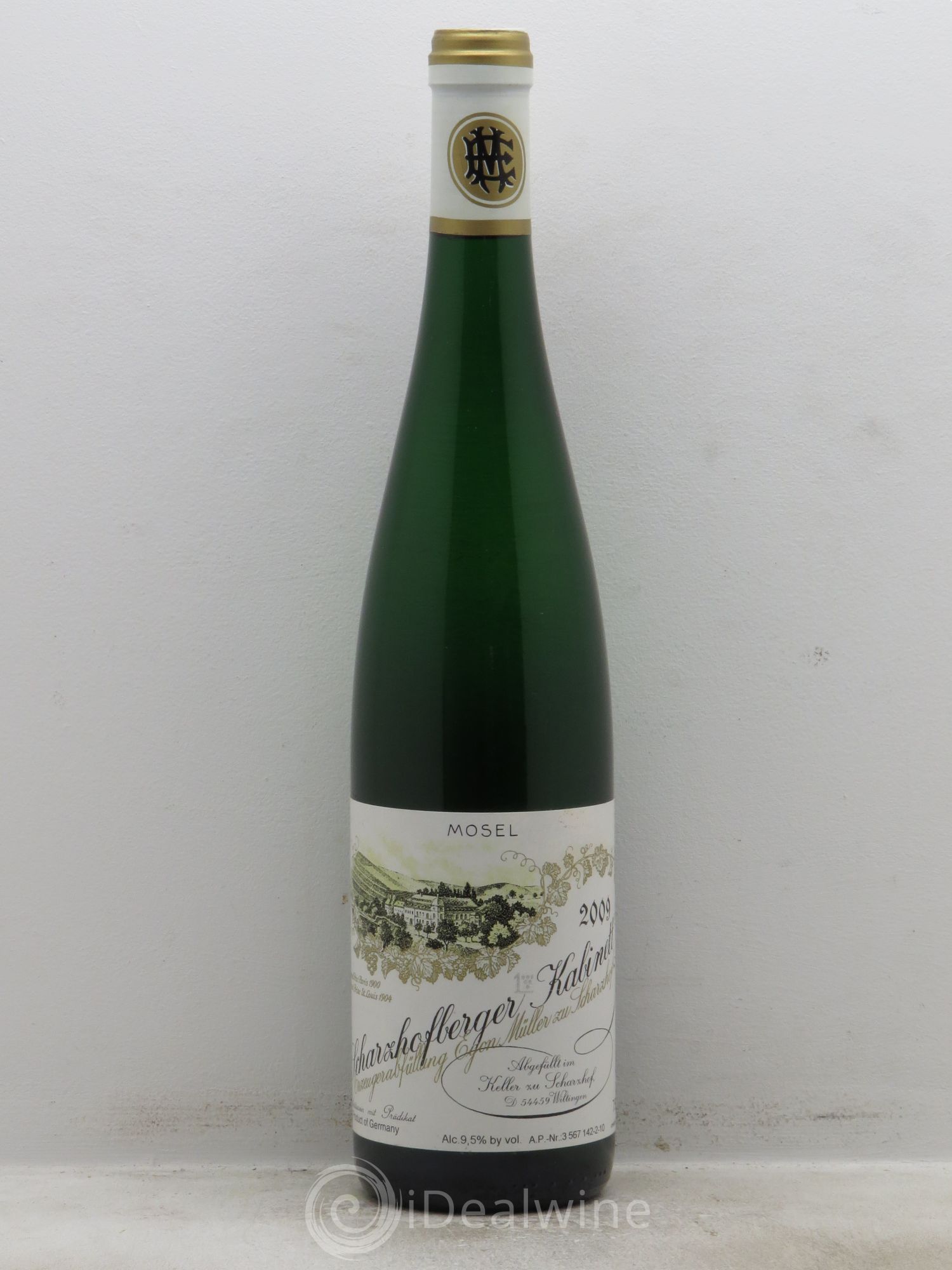 Riesling Mosel Saar Ruwer Weingut Egon Muller Scharzhofberger Riesling Kabinett 2009 - Lotto di 1 bottiglia - 0