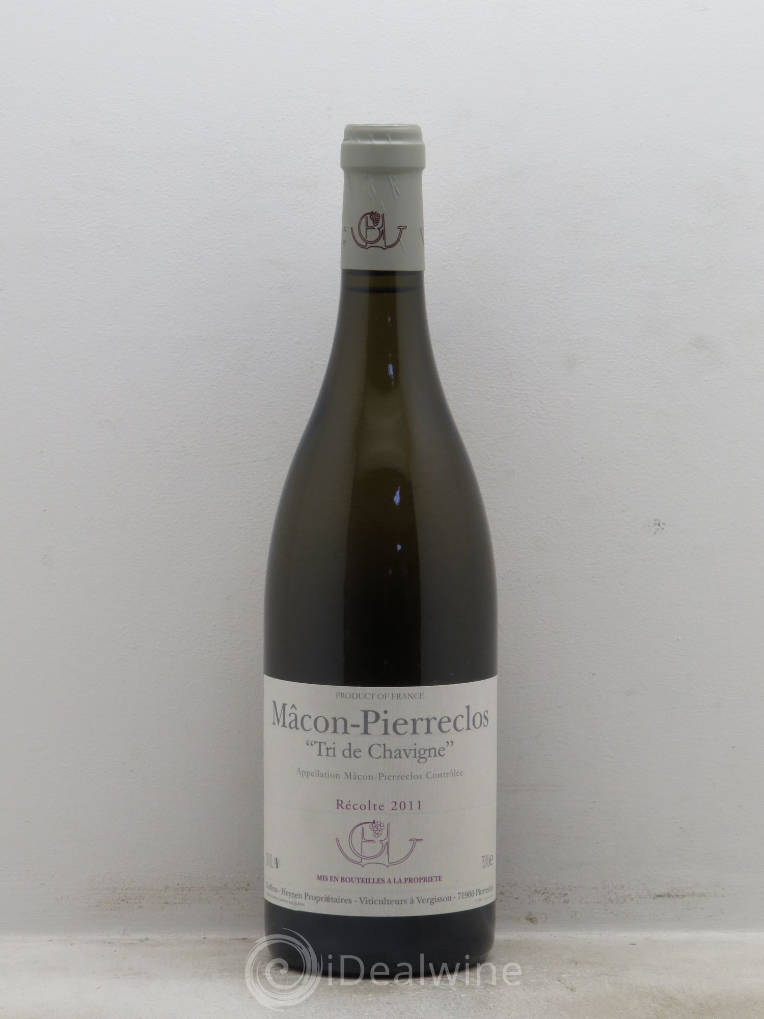 Mâcon-Pierreclos Tri de Chavigne Guffens-Heynen 2011 - Lot de 1 bouteille - 0