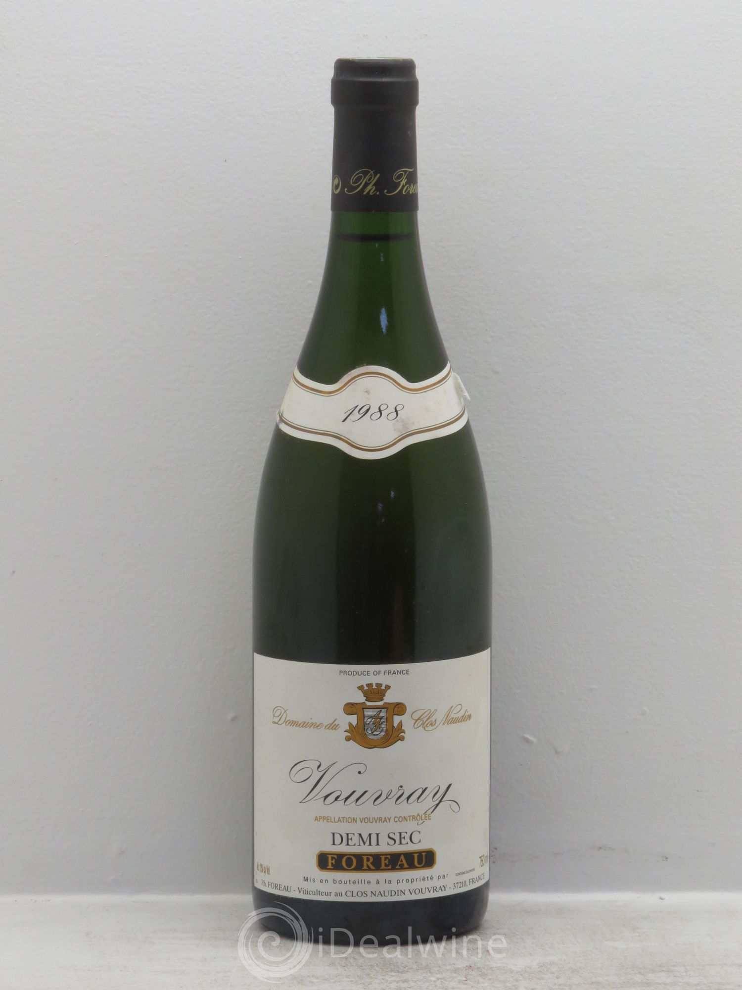 Vouvray Demi-Sec Clos Naudin - Philippe Foreau 1988 - Lot of 1 bottle - 0